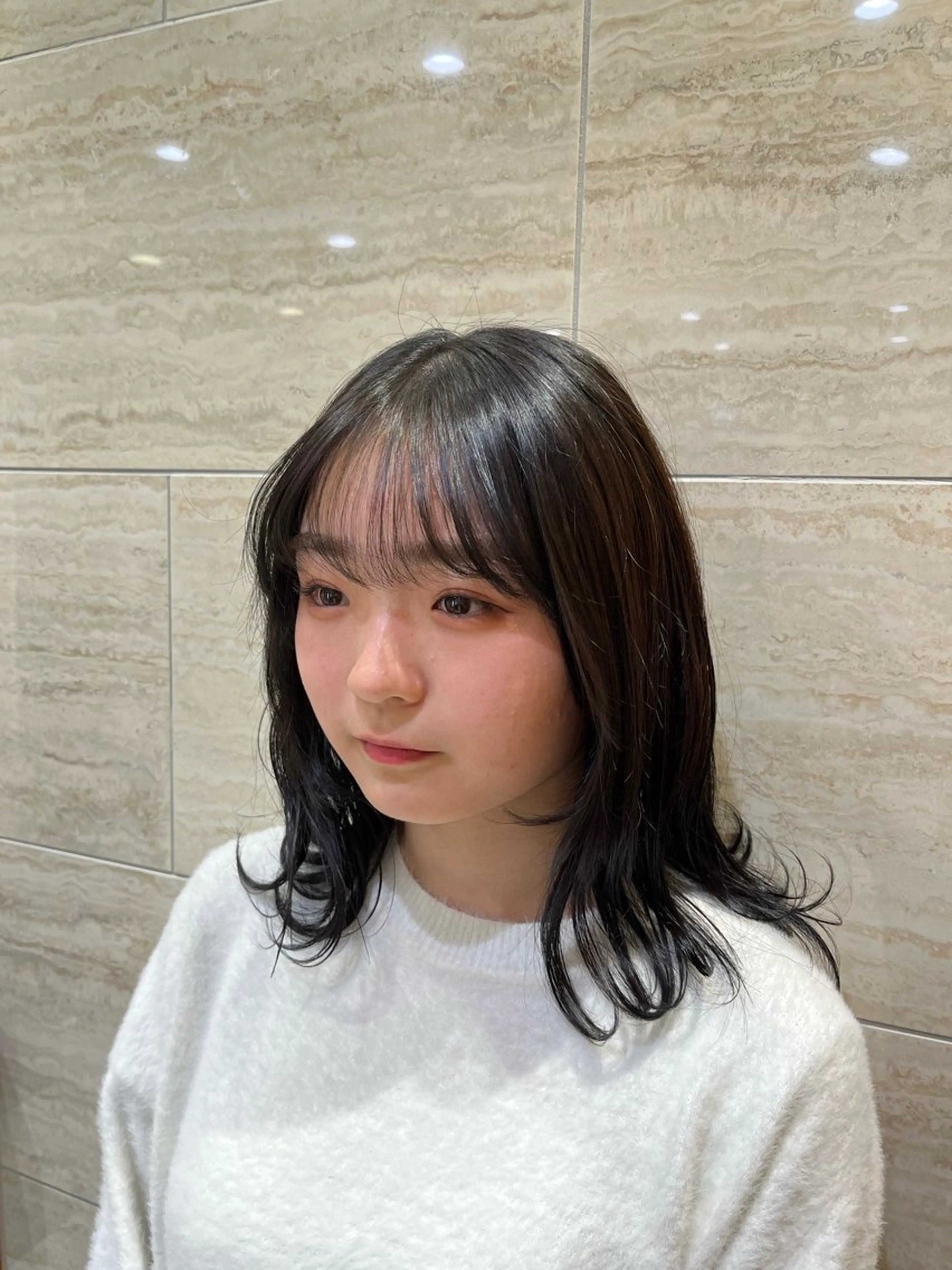 ミディアム 河崎 祐矢のヘアスタイル