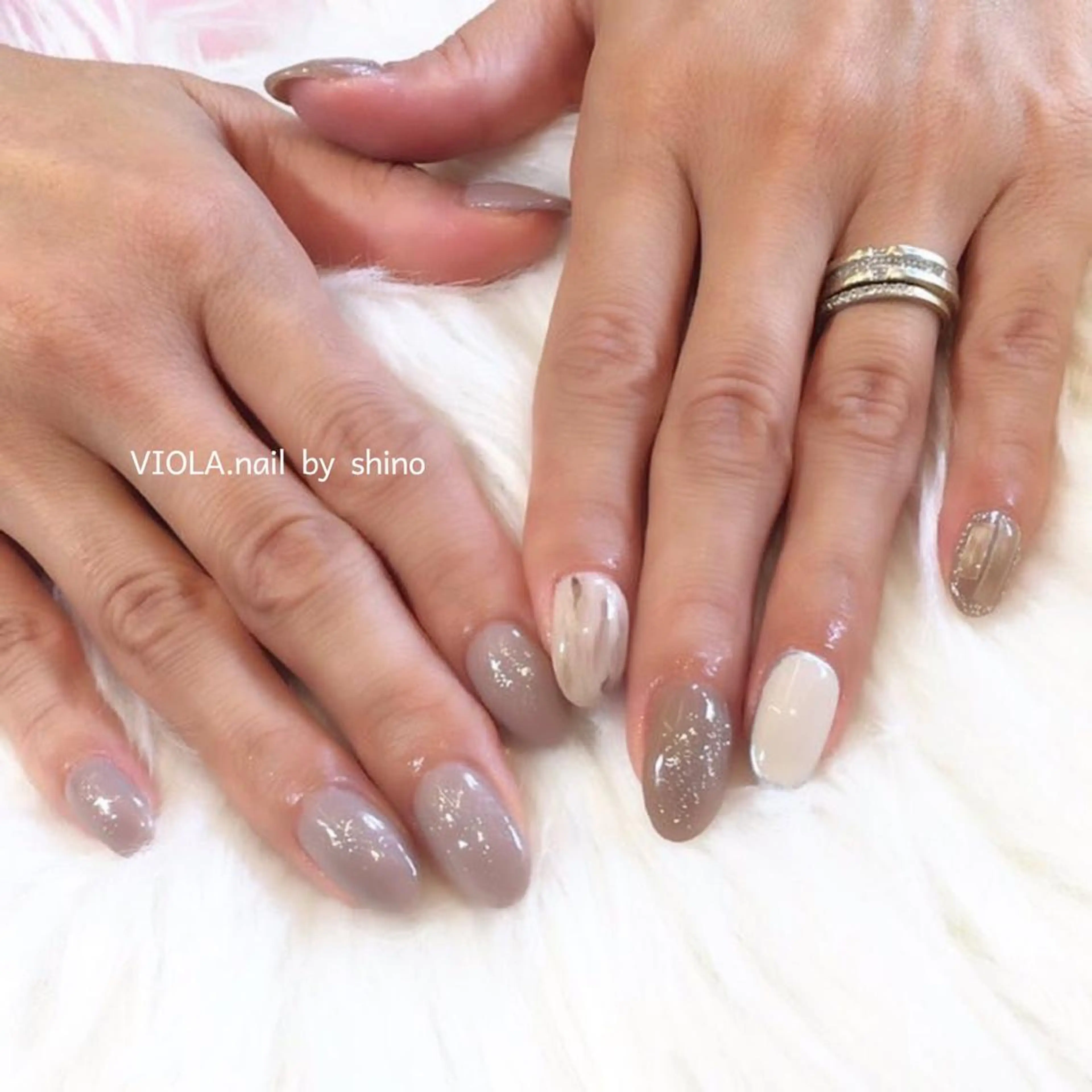 ネイル ハンドネイル VIOLA .nailのネイルデザイン