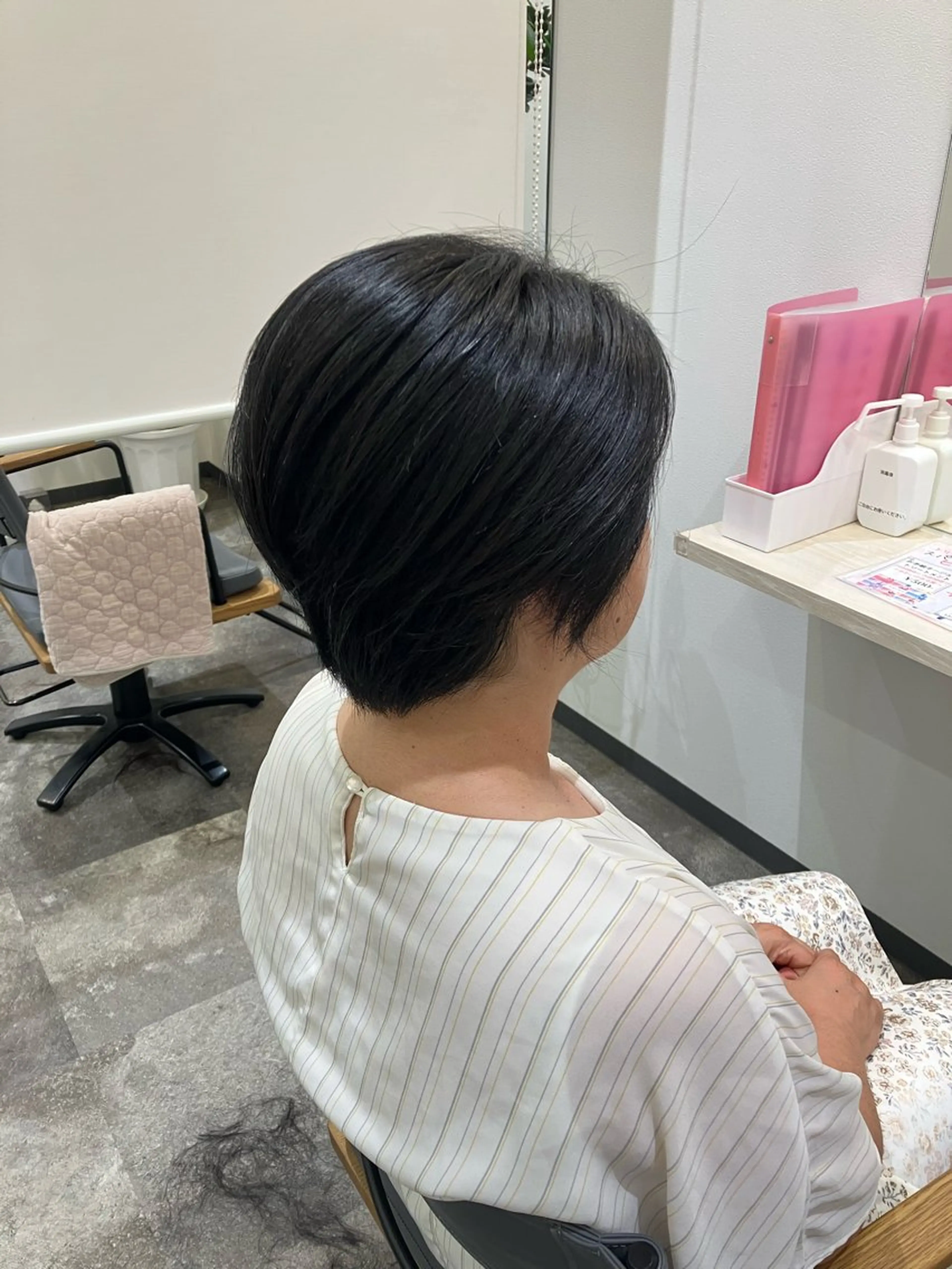 ショート ショートヘア カット 浜田 希々香のヘアスタイル
