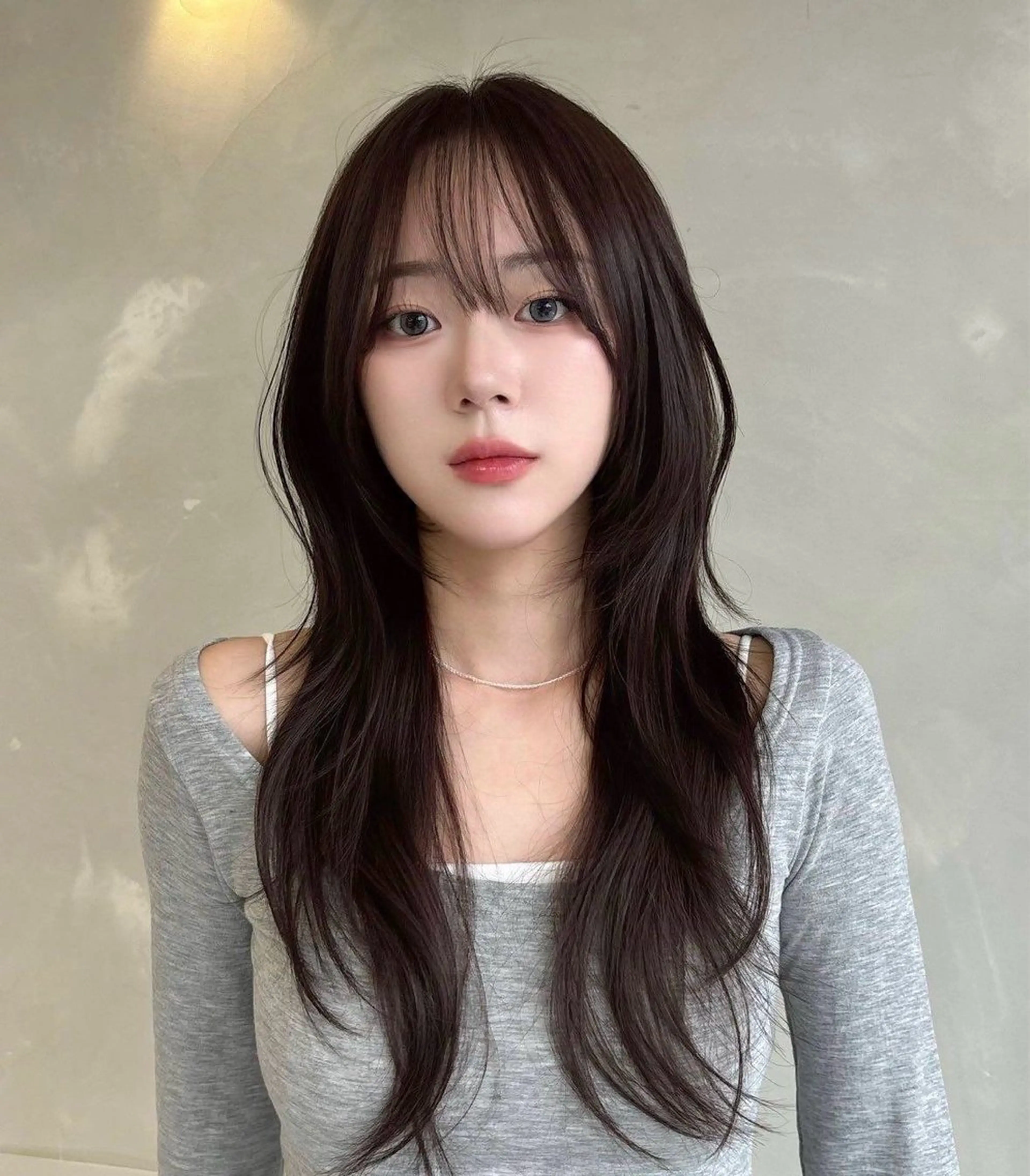 ロング カラー カット ヘアカラー 韓国風style 🤍しゅうじのヘアスタイル