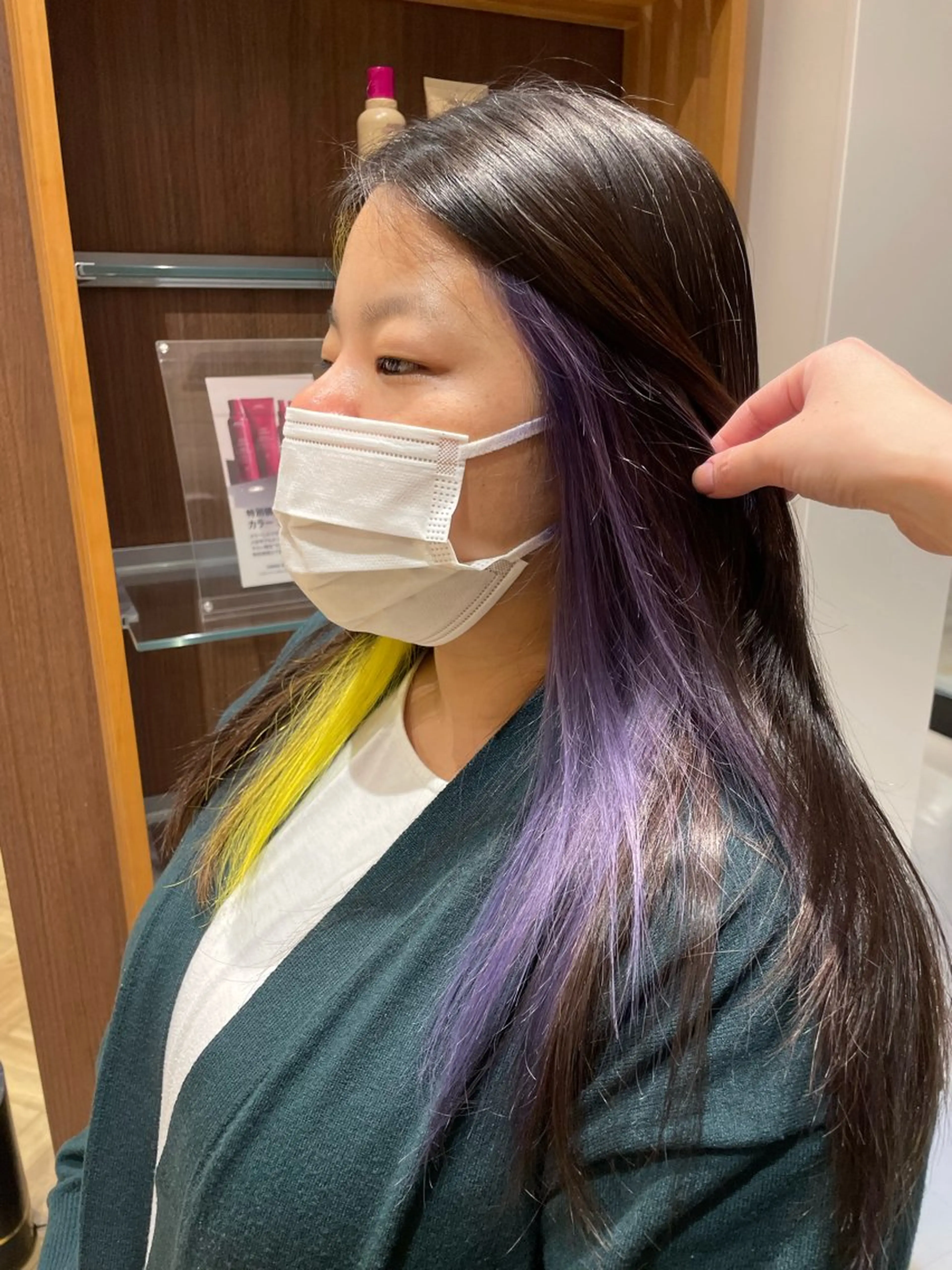 ロング キルンサンピアン所属・ナチュラルカラー 児玉優香のヘアスタイル