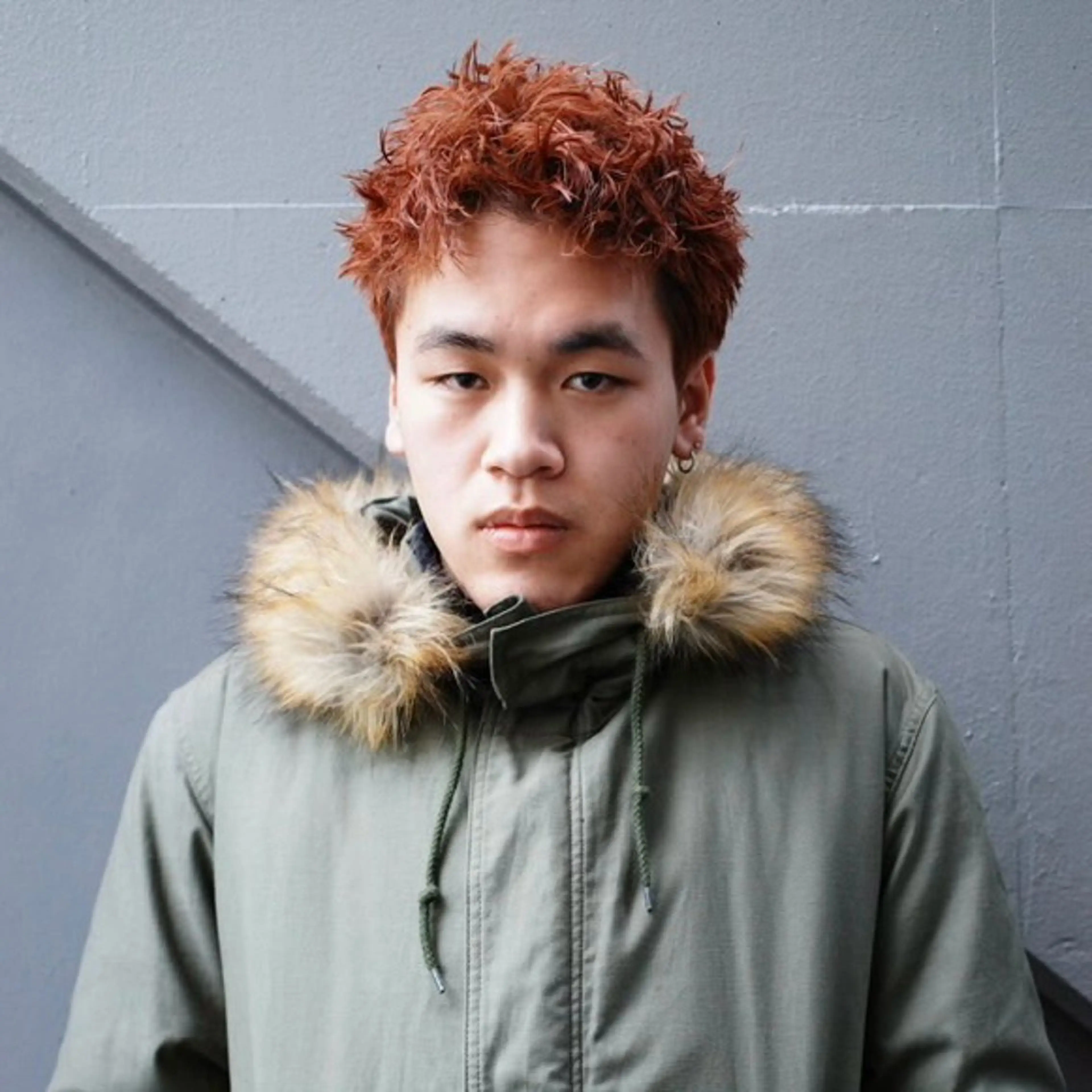 ショート カラー メンズ カット パーマ ハイトーン/パーマ/ メンズ / 櫻本🌐のヘアスタイル