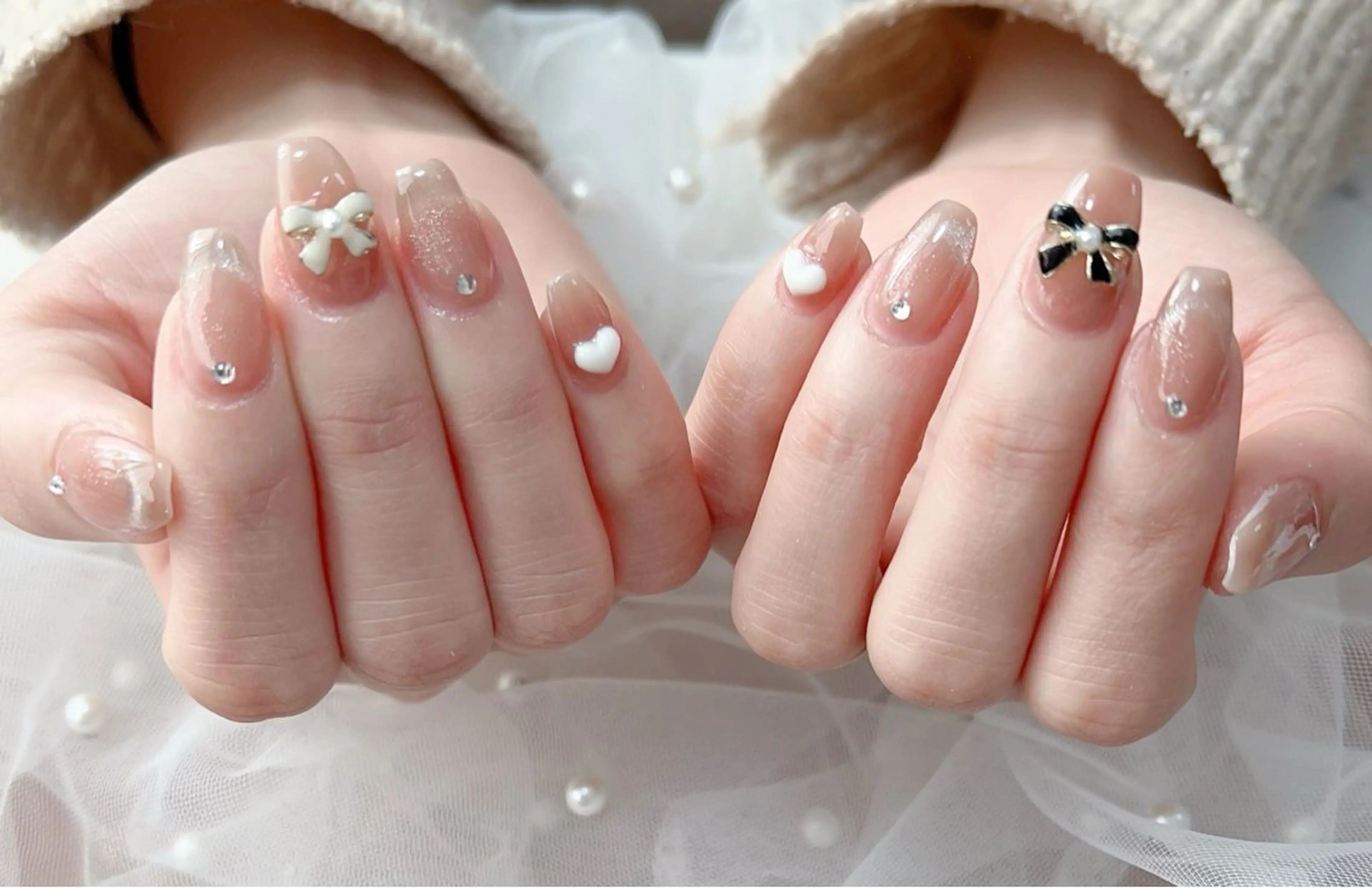 ネイル アートネイル チークネイル 長さ出し フットネイル フレンチネイル ハンドネイル RiRi ネイル/マツエクのネイルデザイン