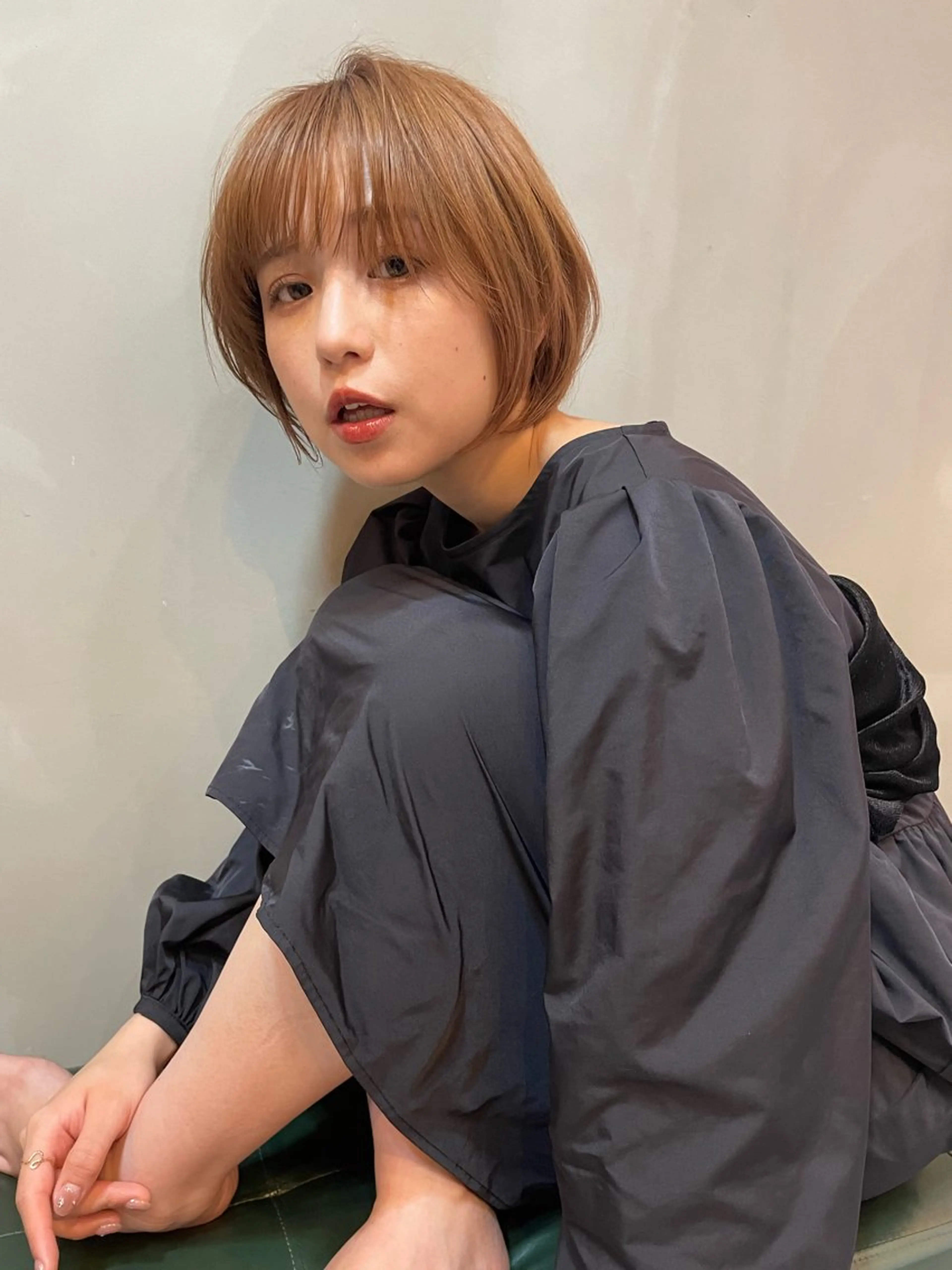 ショート カラー ショート/ボブ専門 宮脇美奈/南船場のヘアスタイル