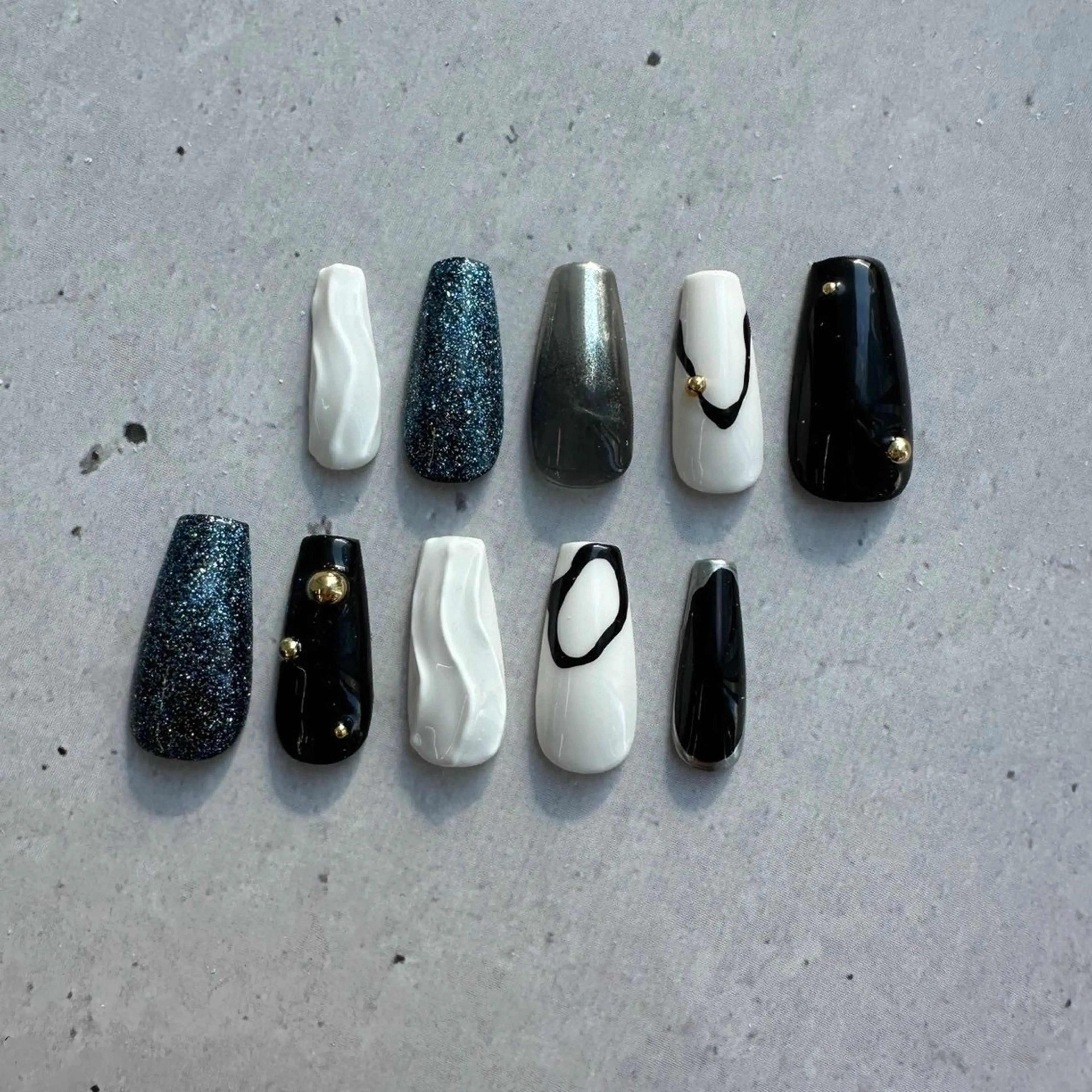 ネイル ⭐︎休業中の練習⭐︎ JNA認定講師髙橋のネイルデザイン