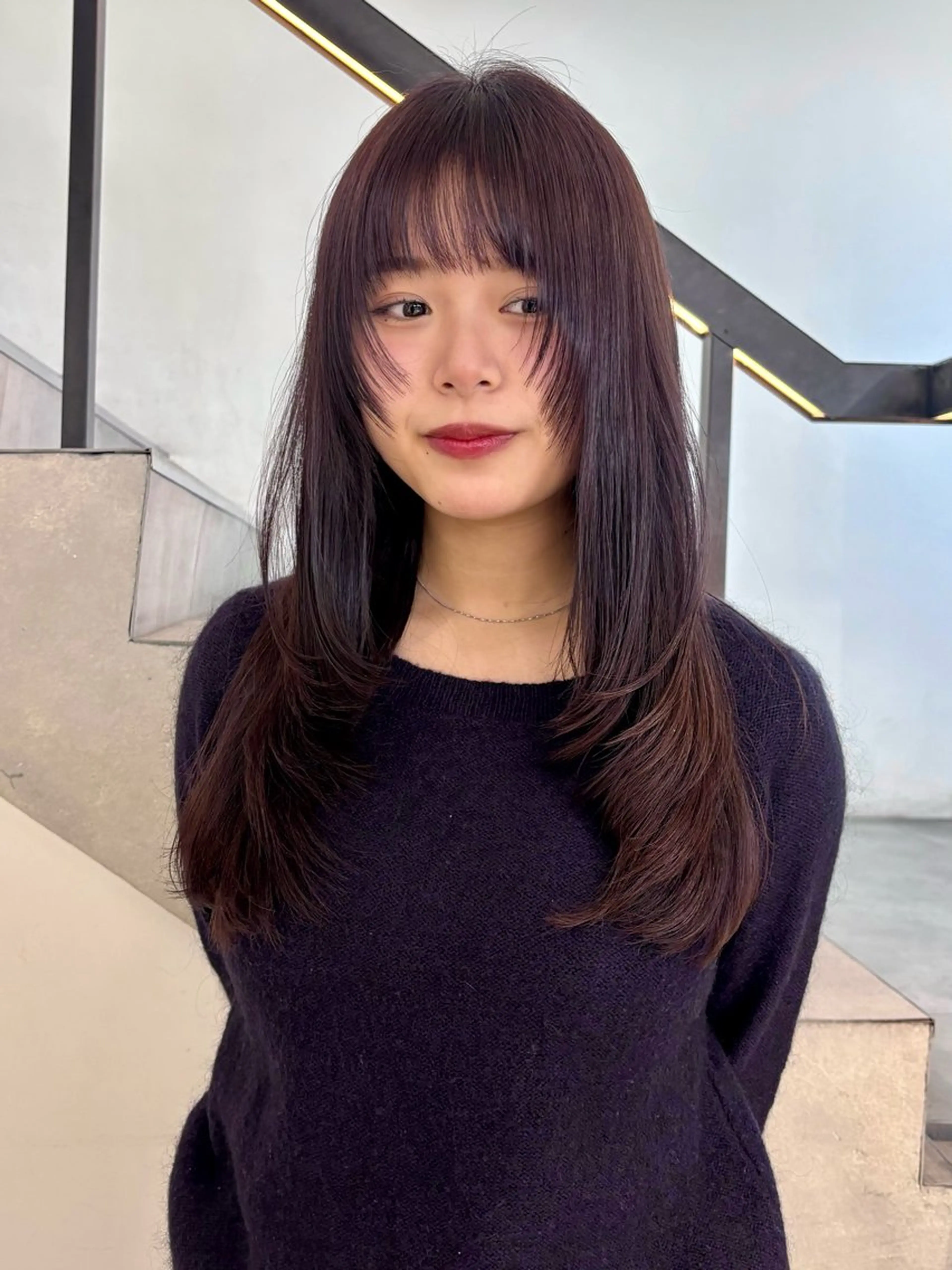 ロング カラー カット ヘアカラー ハイトーン/レイヤー nail 百咲💌のヘアスタイル