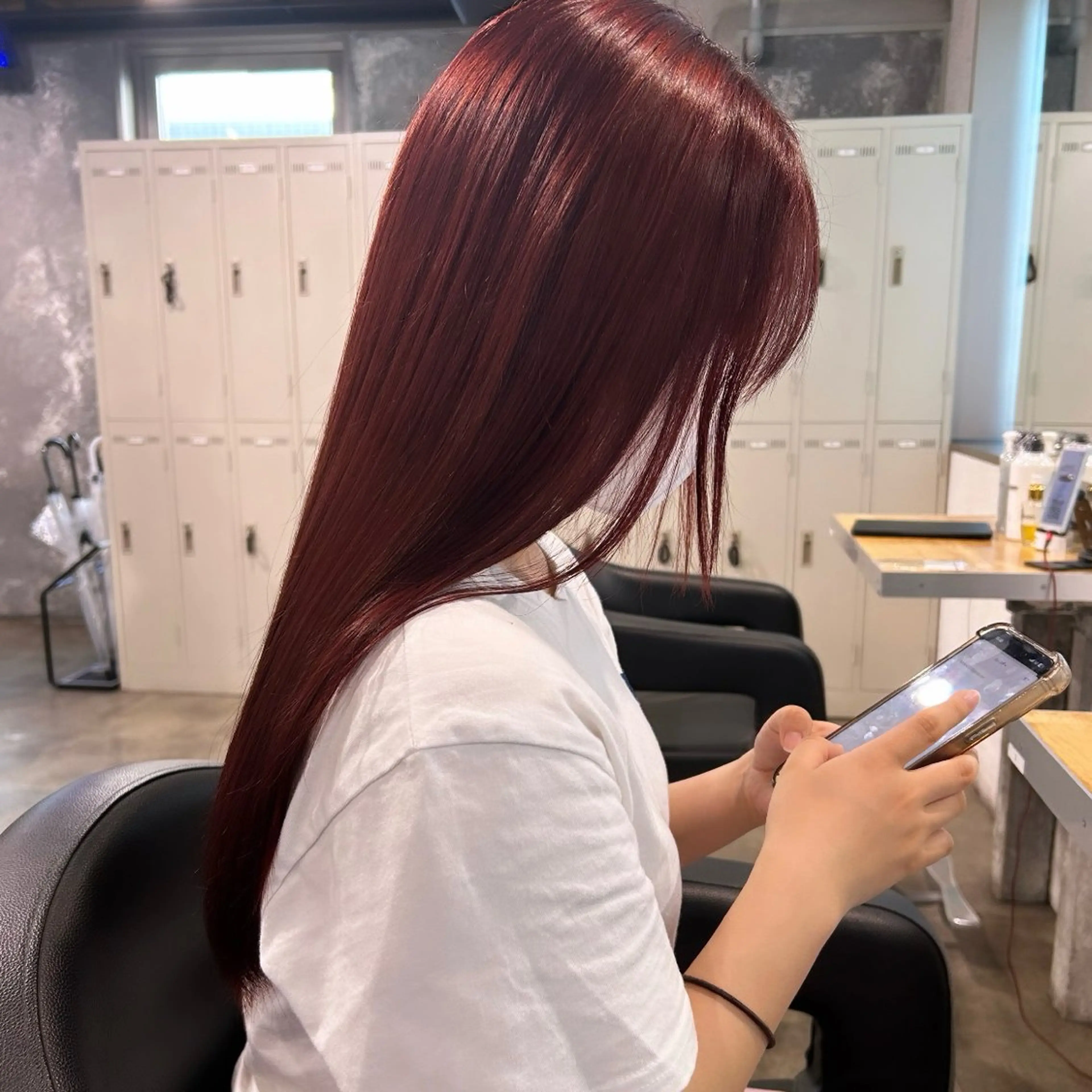 セミロング IS所属・横浜美容室/透明感 カラー/レイヤーのヘアスタイル