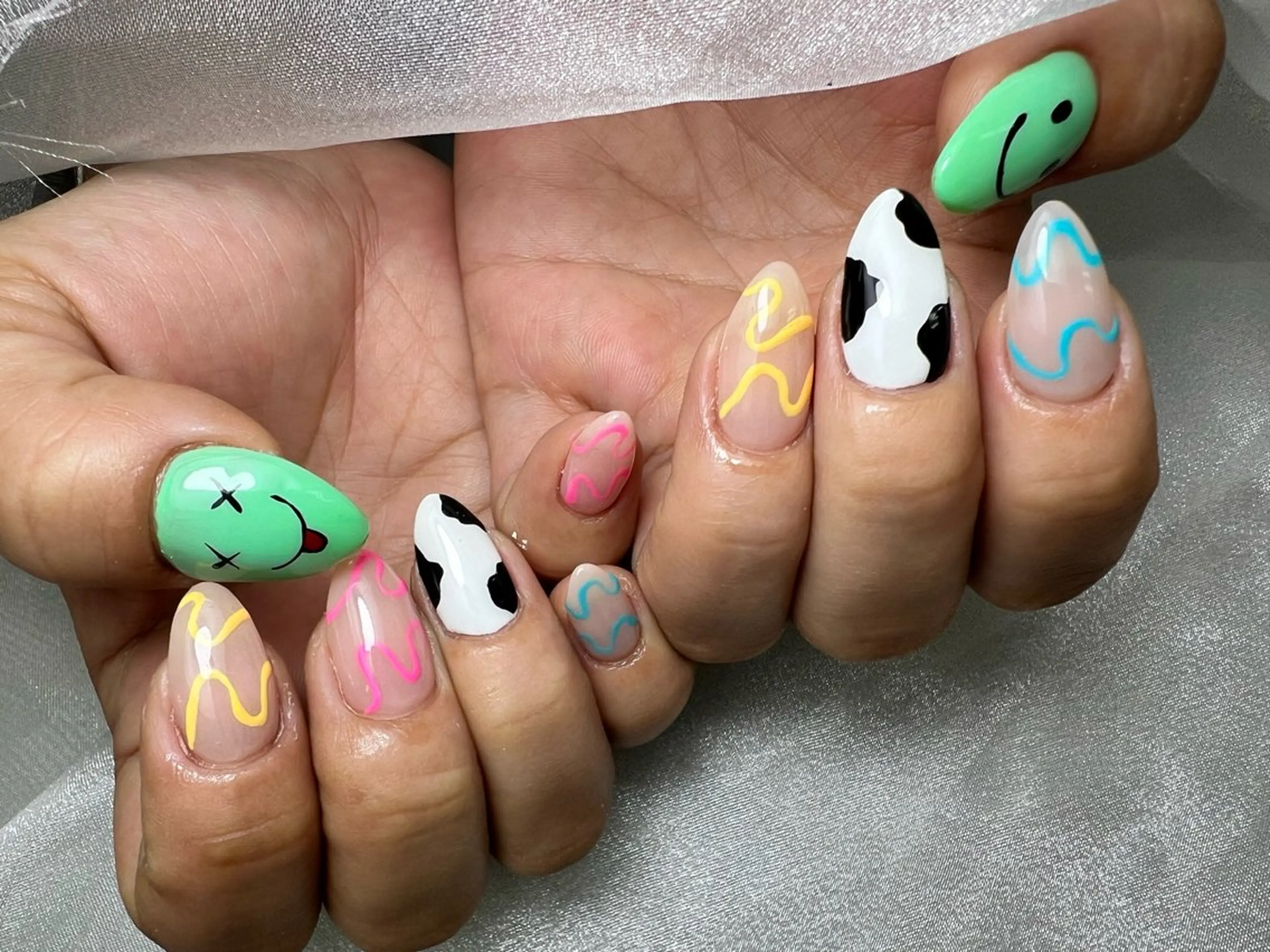 ネイル ハンドネイル Mana‪ ‪·͜· ❤︎‬のネイルデザイン