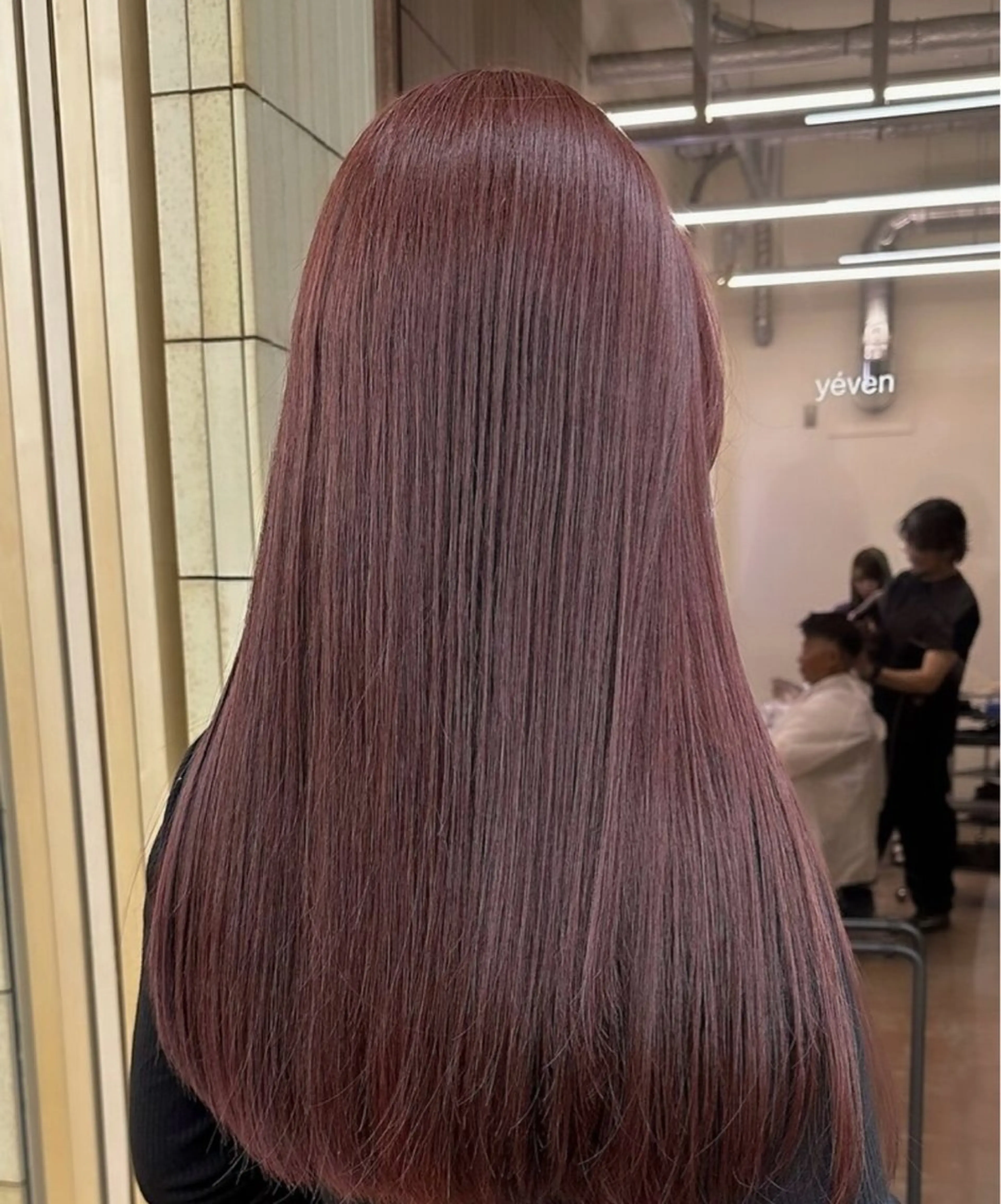 ロング カット 縮毛矯正 Agu hair所属・井出 翔也のヘアスタイル