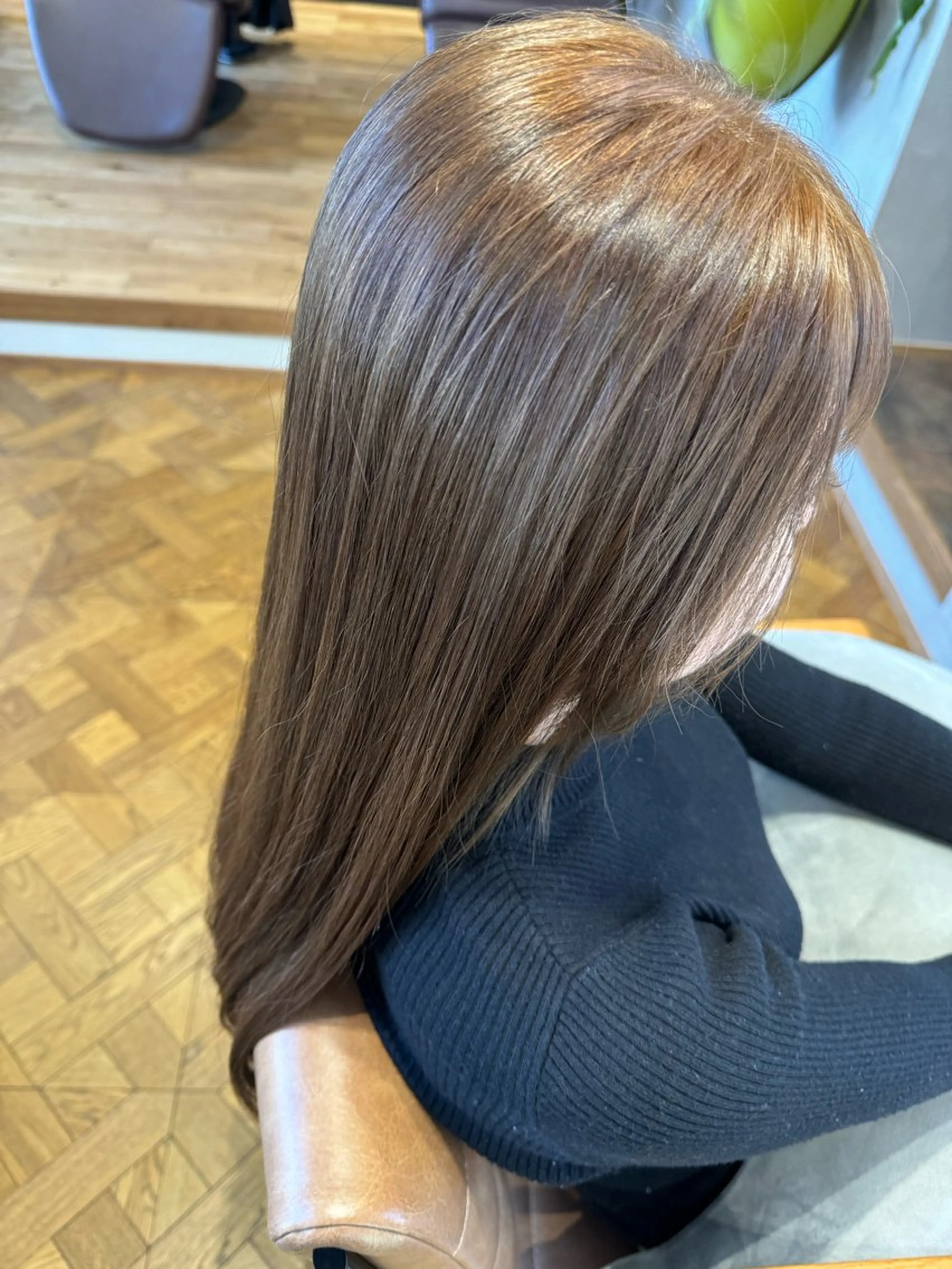 🌈ブリーチなしWカラー+フローディア集中補修トリートメント🔆の写真