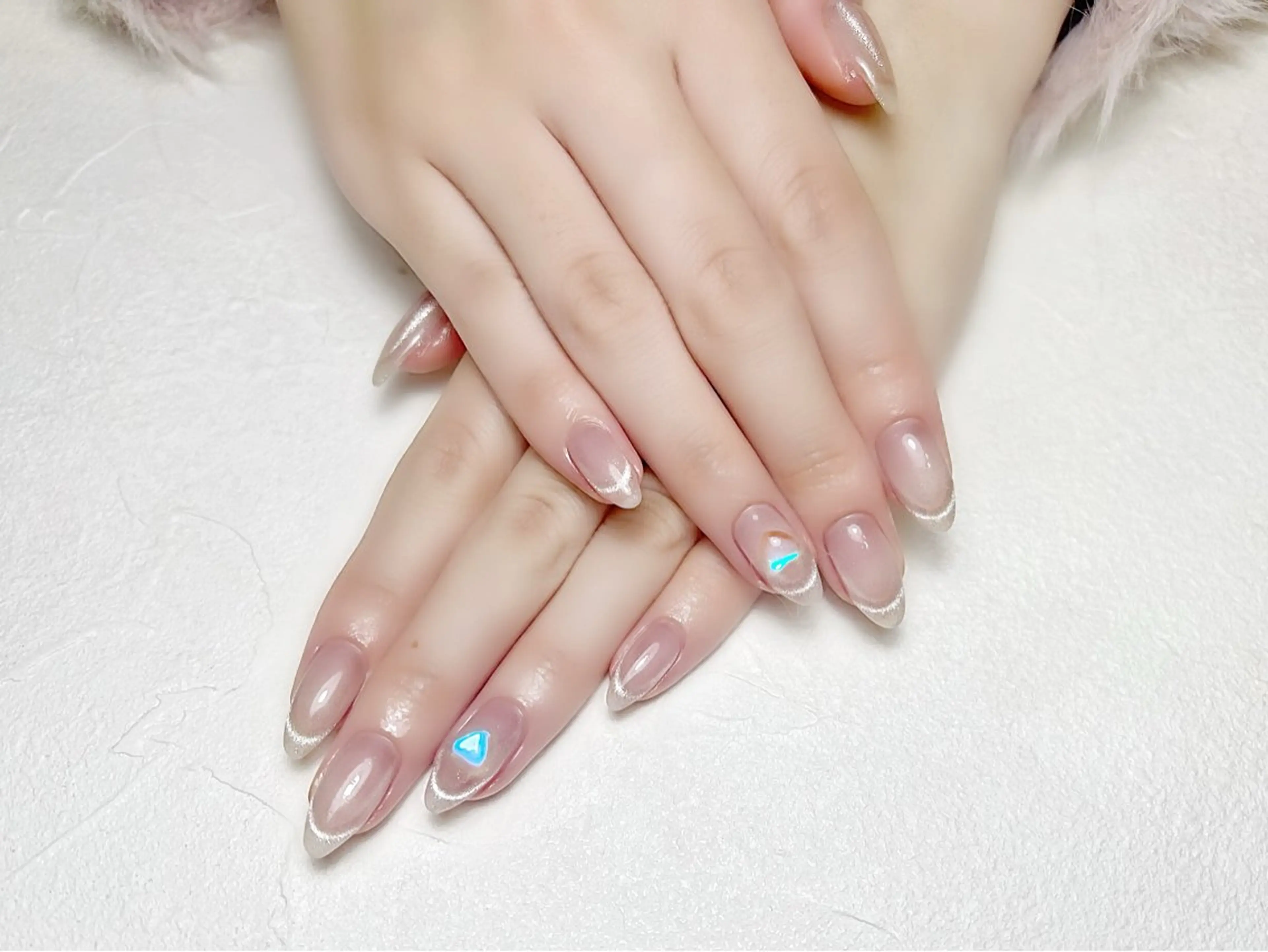 ネイル マグネットネイル オフィスネイル ワンカラーネイル 冬ネイル rouse nail RISATOのネイルデザイン