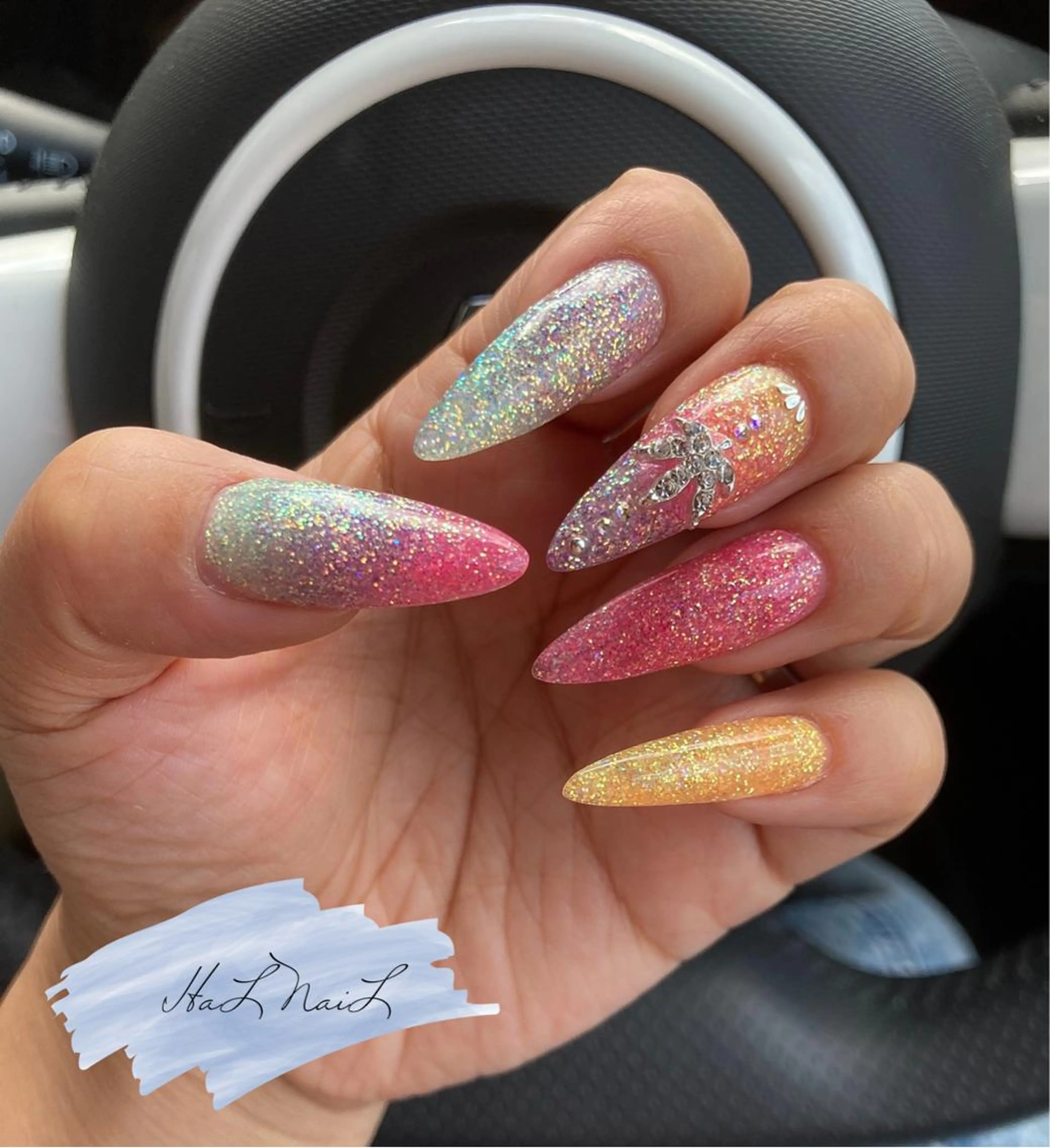 ネイル グラデーション ハンドネイル HaL NaiLのネイルデザイン