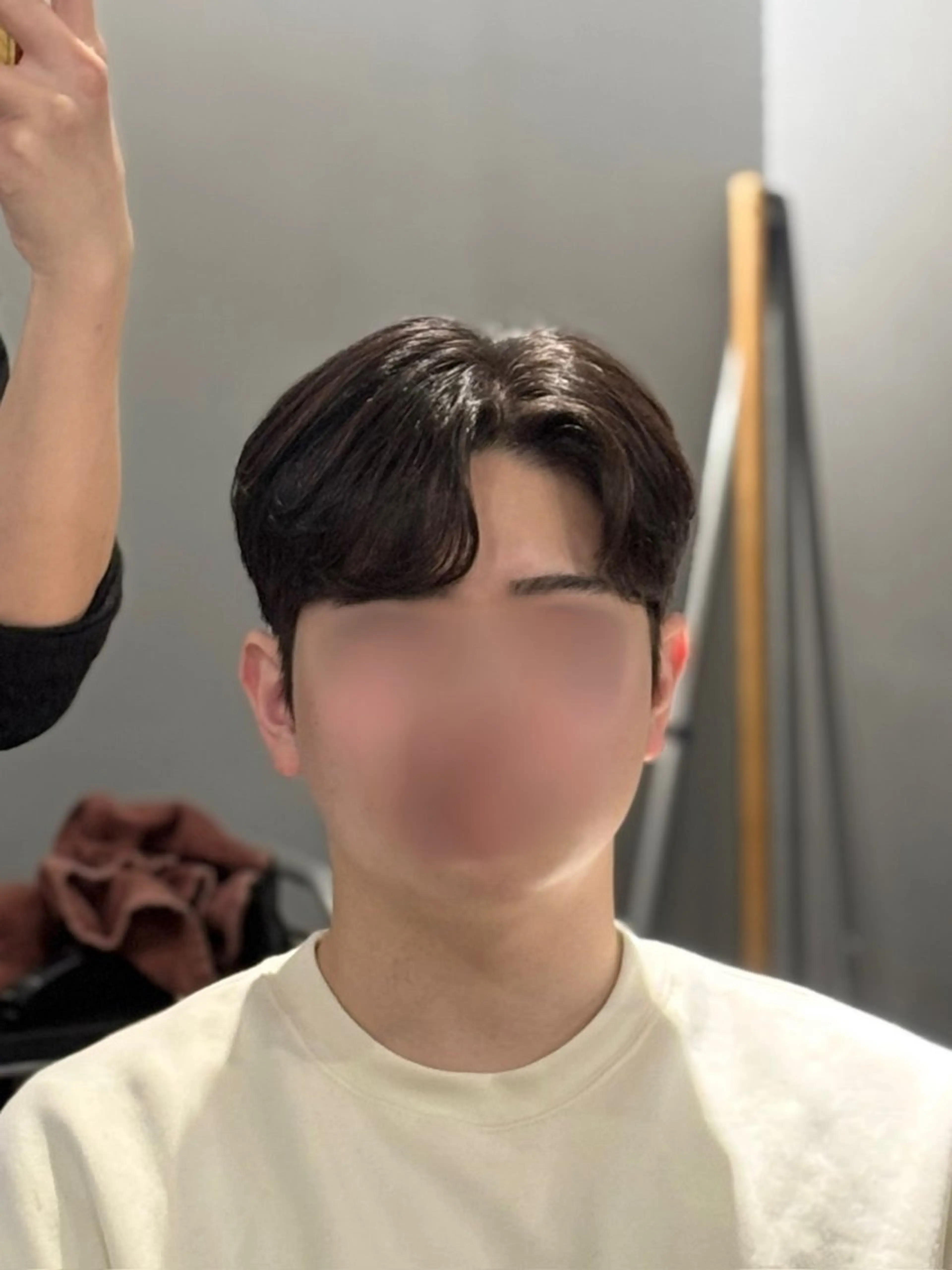 ショート パーマ メンズ 韓国メンズヘア/ ダウンパーマ/歩夢のヘアスタイル