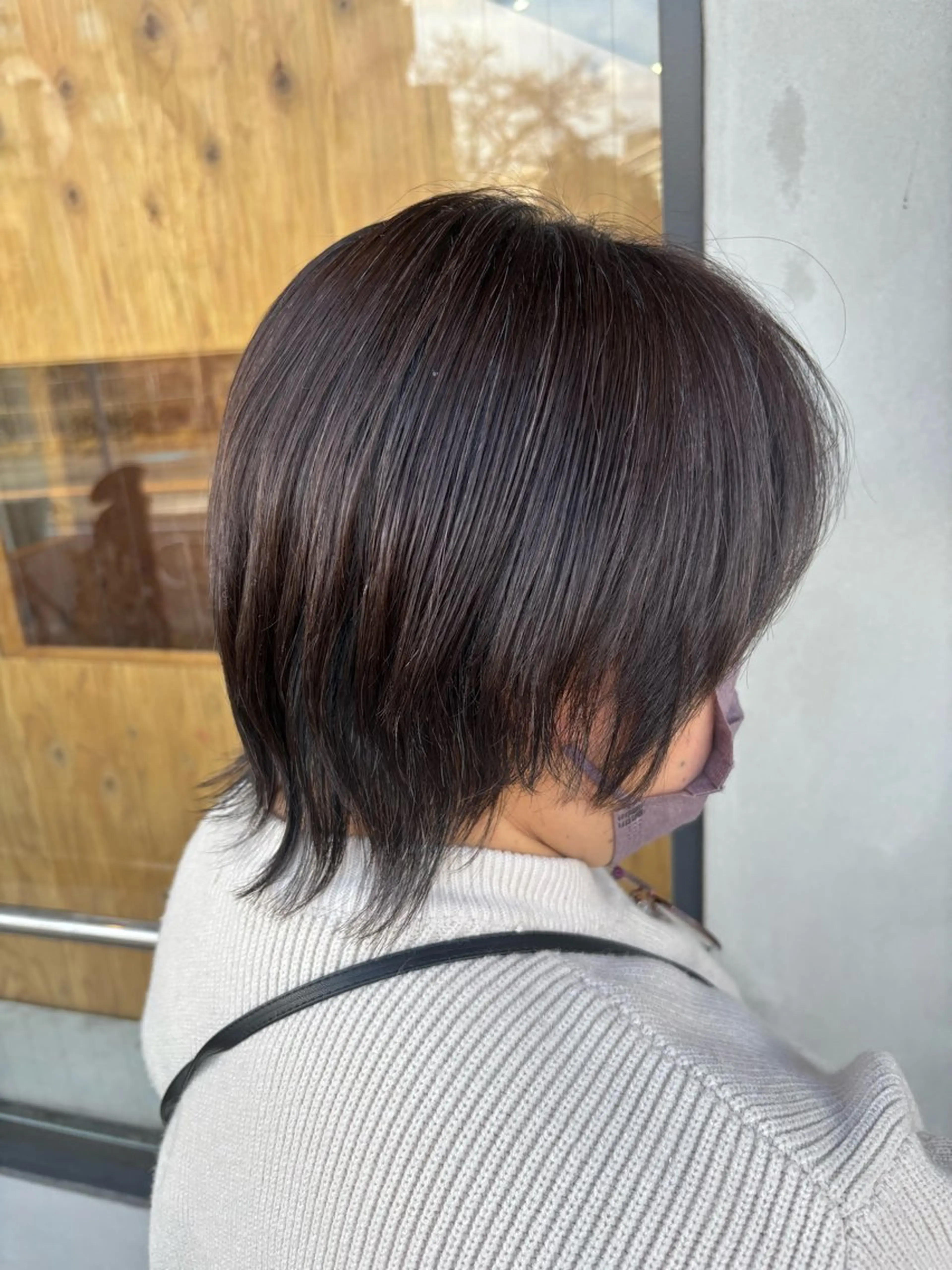 ショート 伸ばしかけ ショートヘア ウルフカット カット ヘアカラー 🌿FERIA桃山台 AYA🌿のヘアスタイル