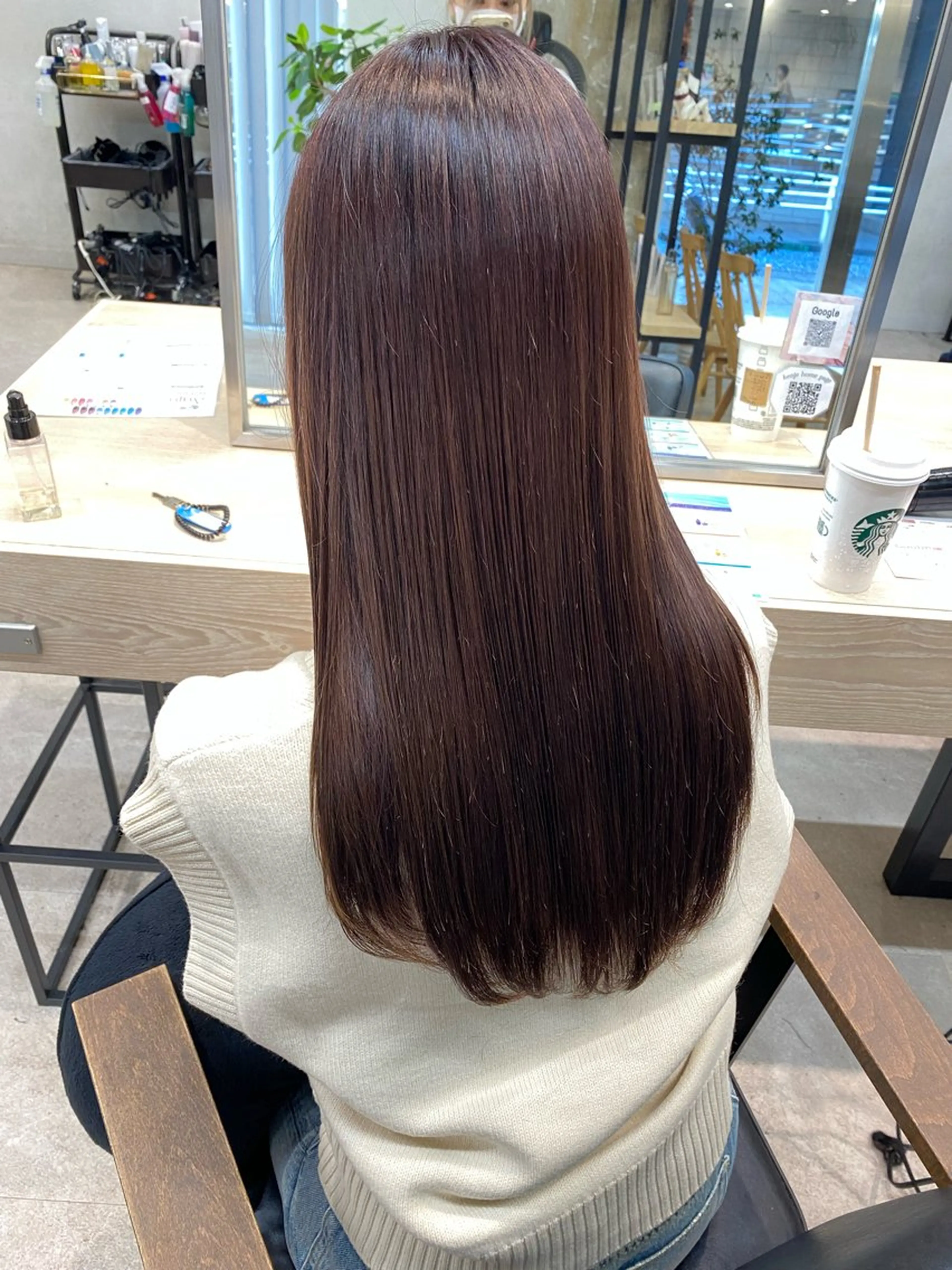ロング ヘアカラー トリートメント 艶カラー🌟 kanonのヘアスタイル