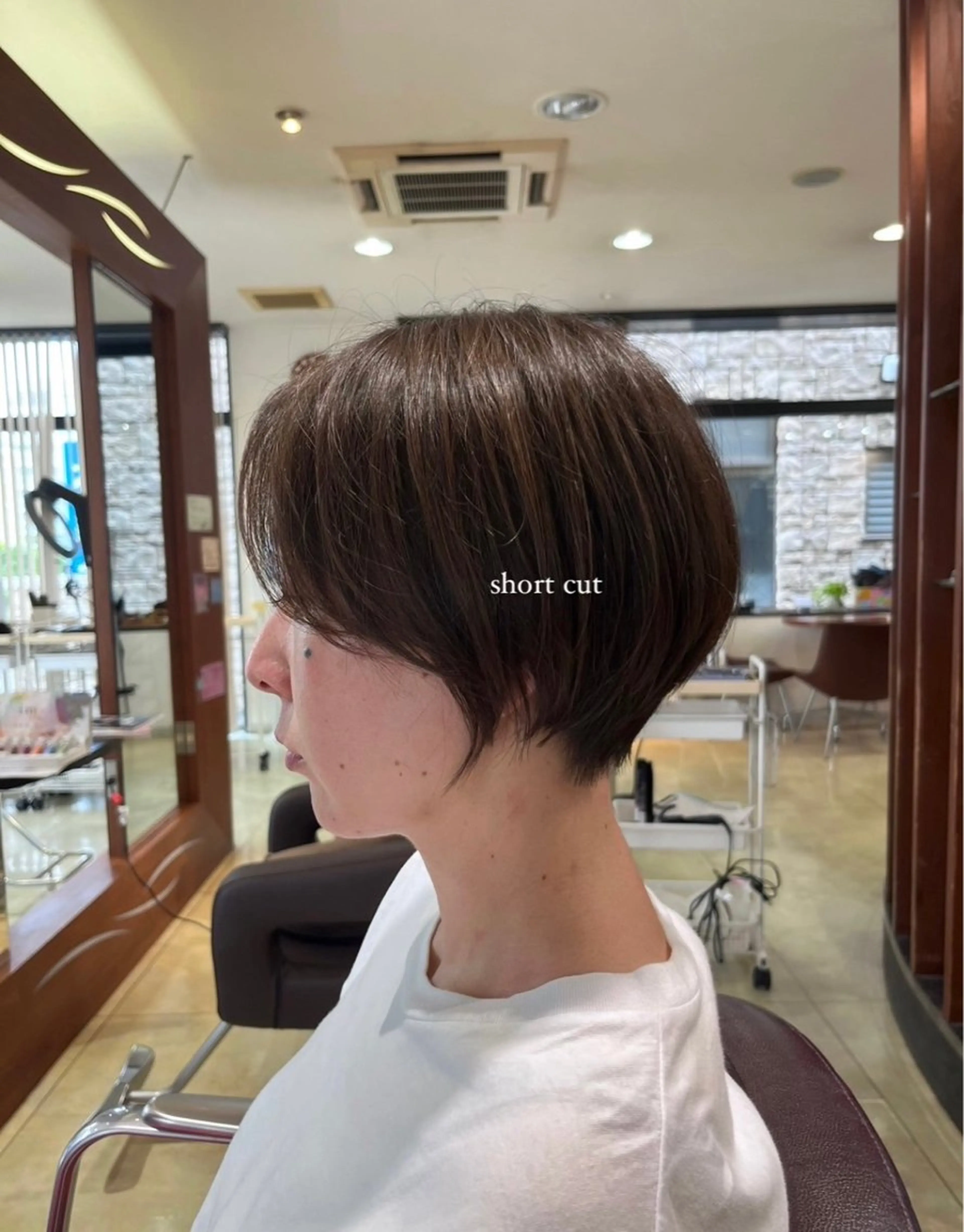 ショート 大野 桃果のヘアスタイル