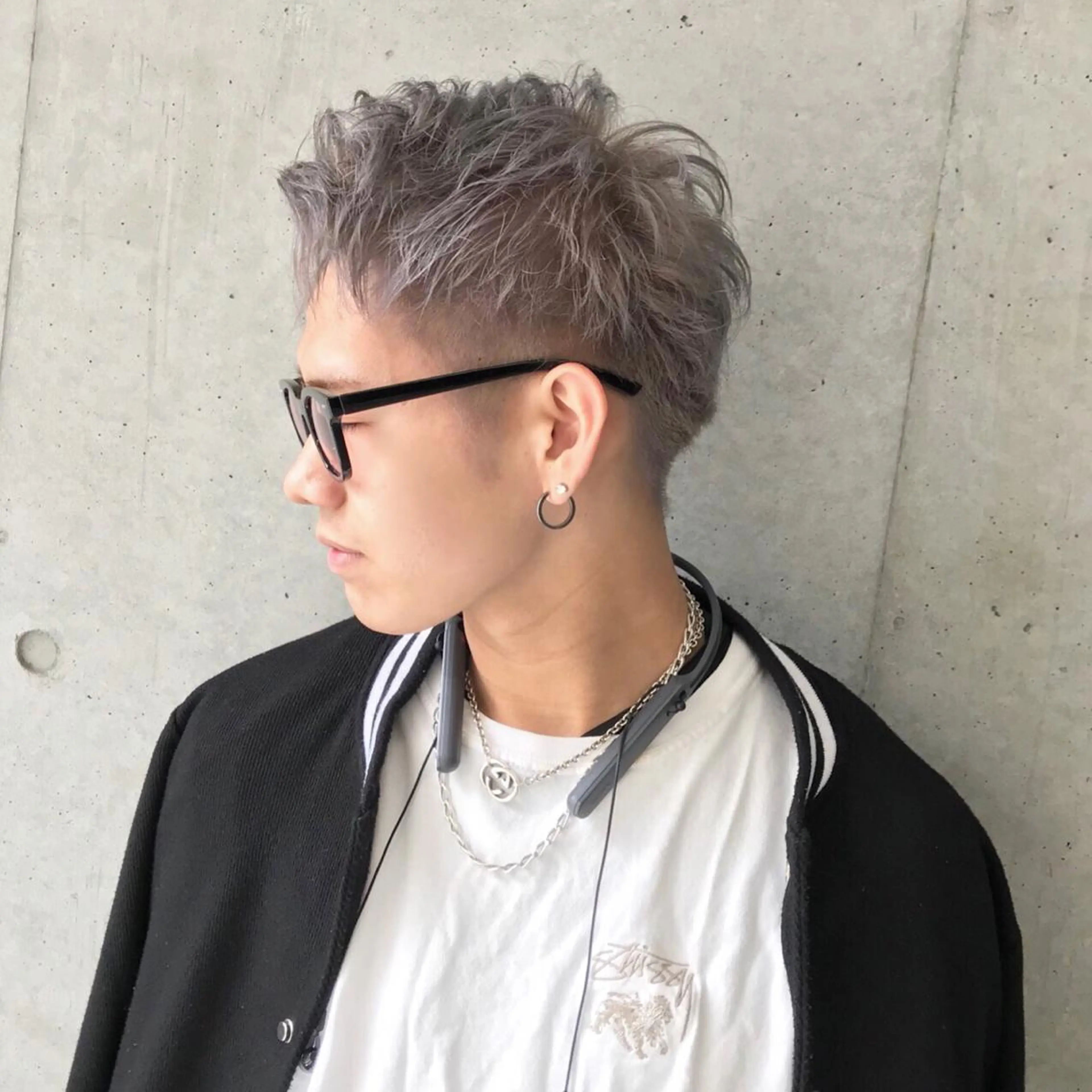 ショート カラー メンズ ヘアセット 似合わせ提案サラ艶♡ 彩華のヘアスタイル