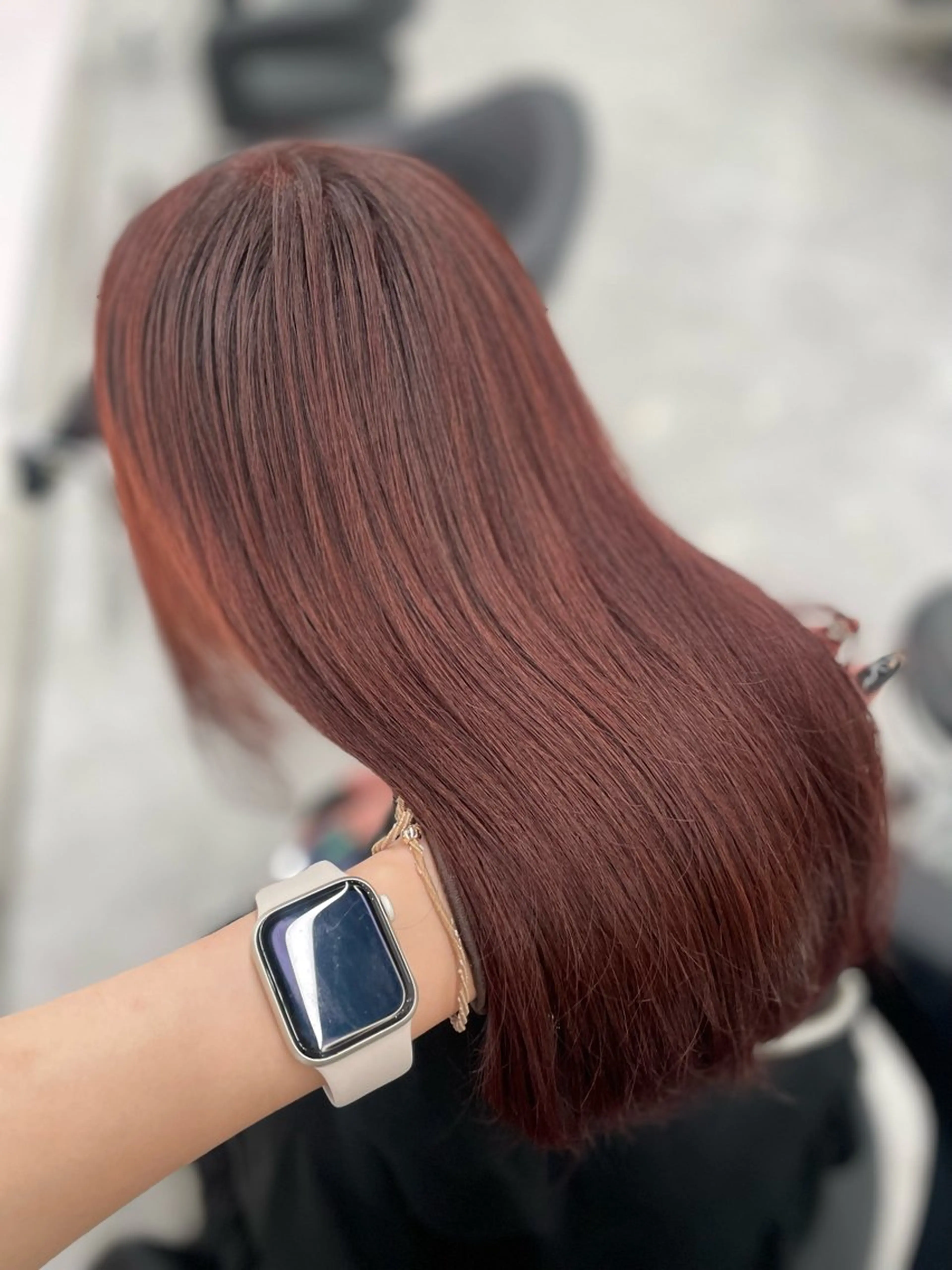 ロング カラー ハイトーン🤍ブロン ド🤍MISAKIのヘアスタイル