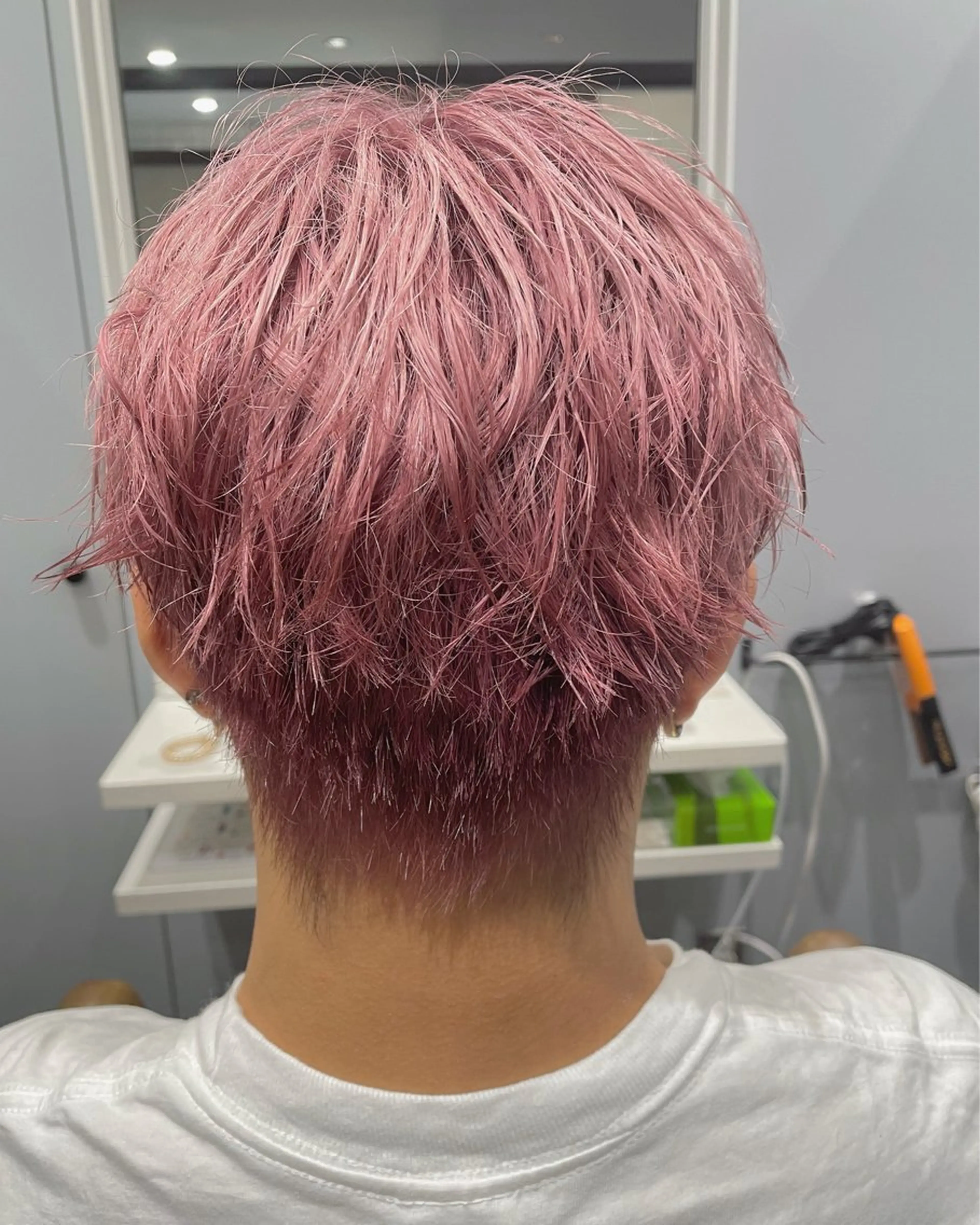 ショート カット ヘアカラー トリートメント 大川 美優のヘアスタイル