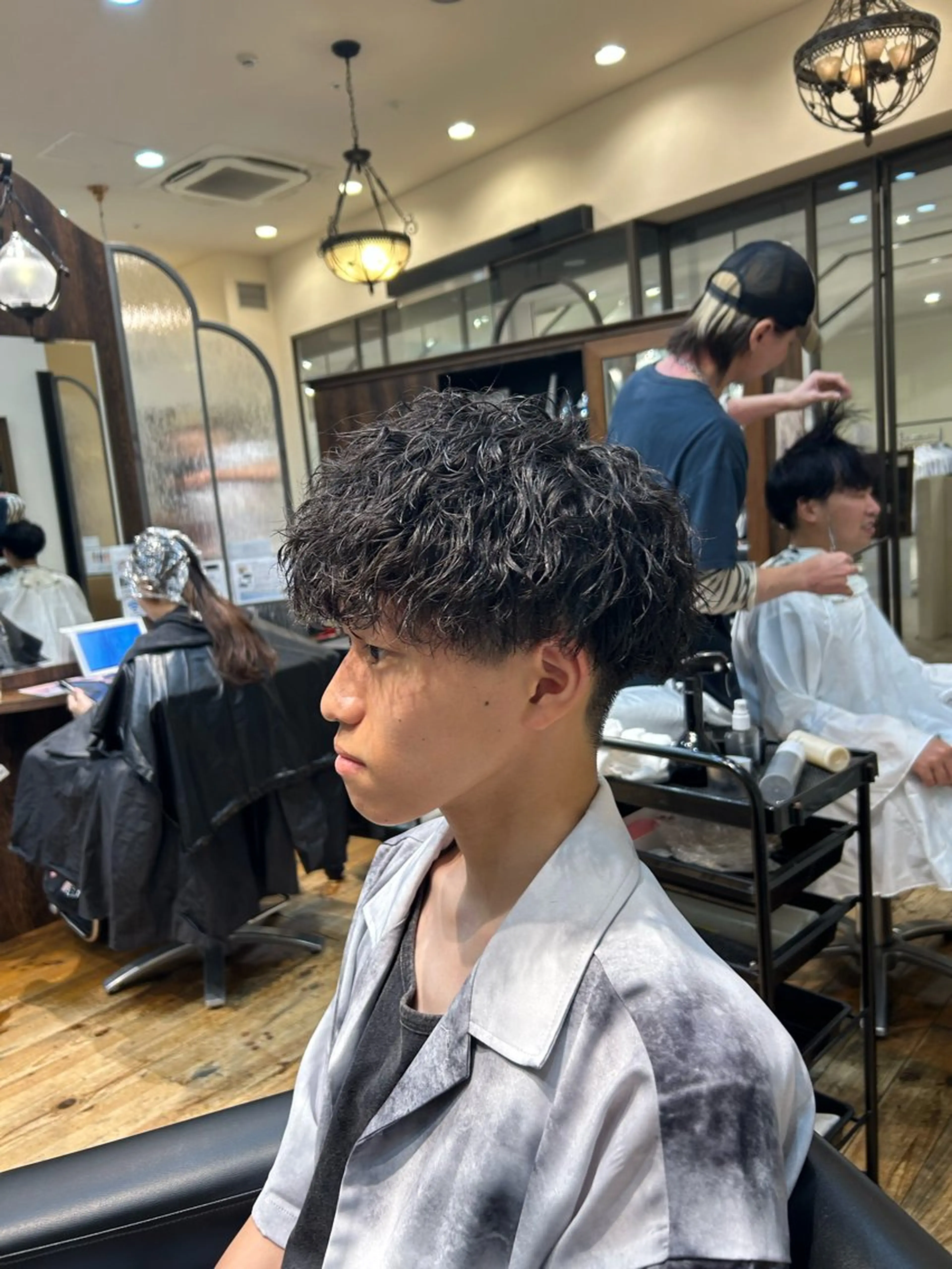 メンズ メンズパーマ 🐲ツイスパ🐲 フェード/龍のヘアスタイル