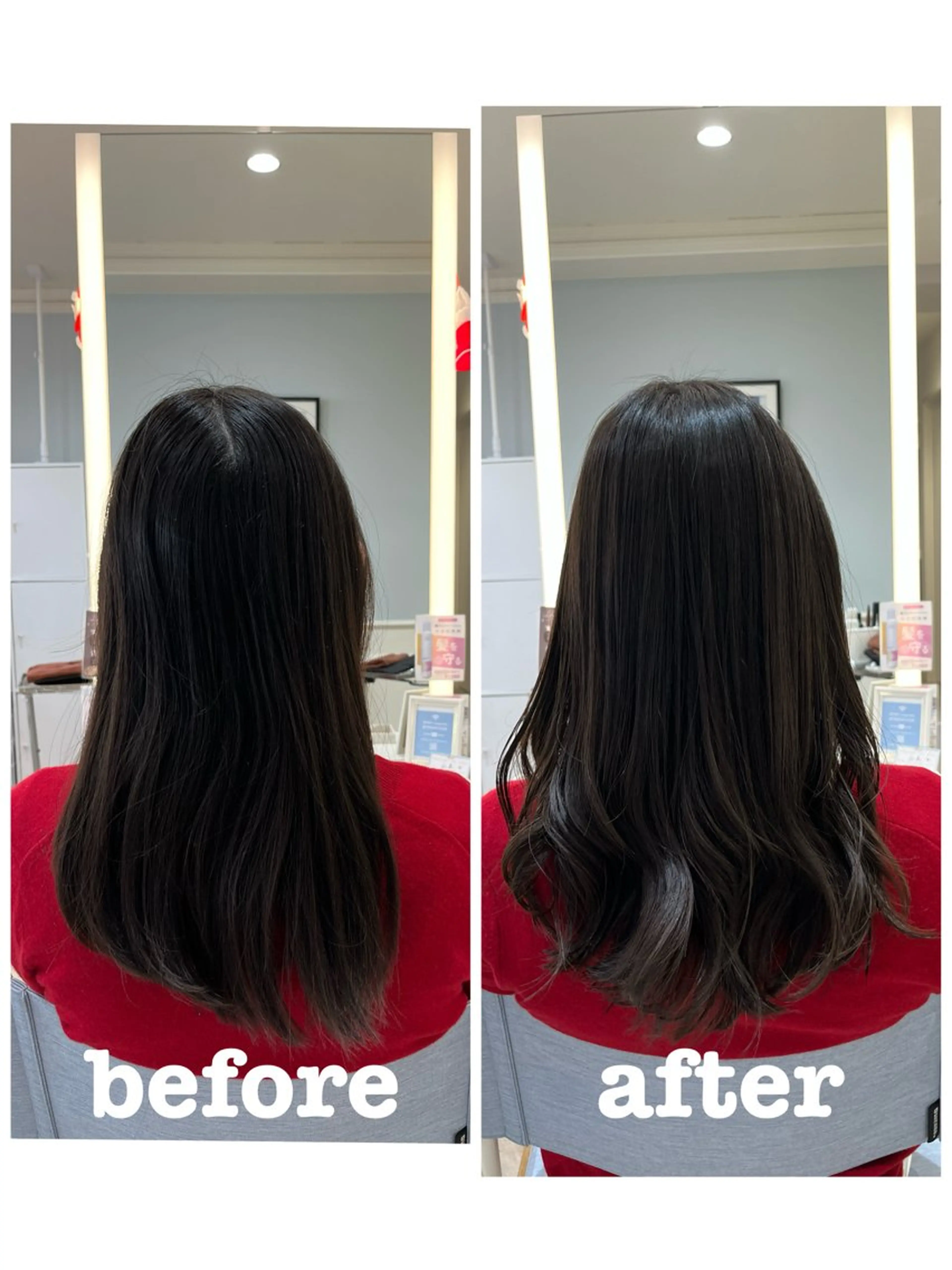 セミロング 髪質改善 縮毛矯正 カット 縮毛矯正 髪質改善/ 似合わせ/古津遼平のヘアスタイル