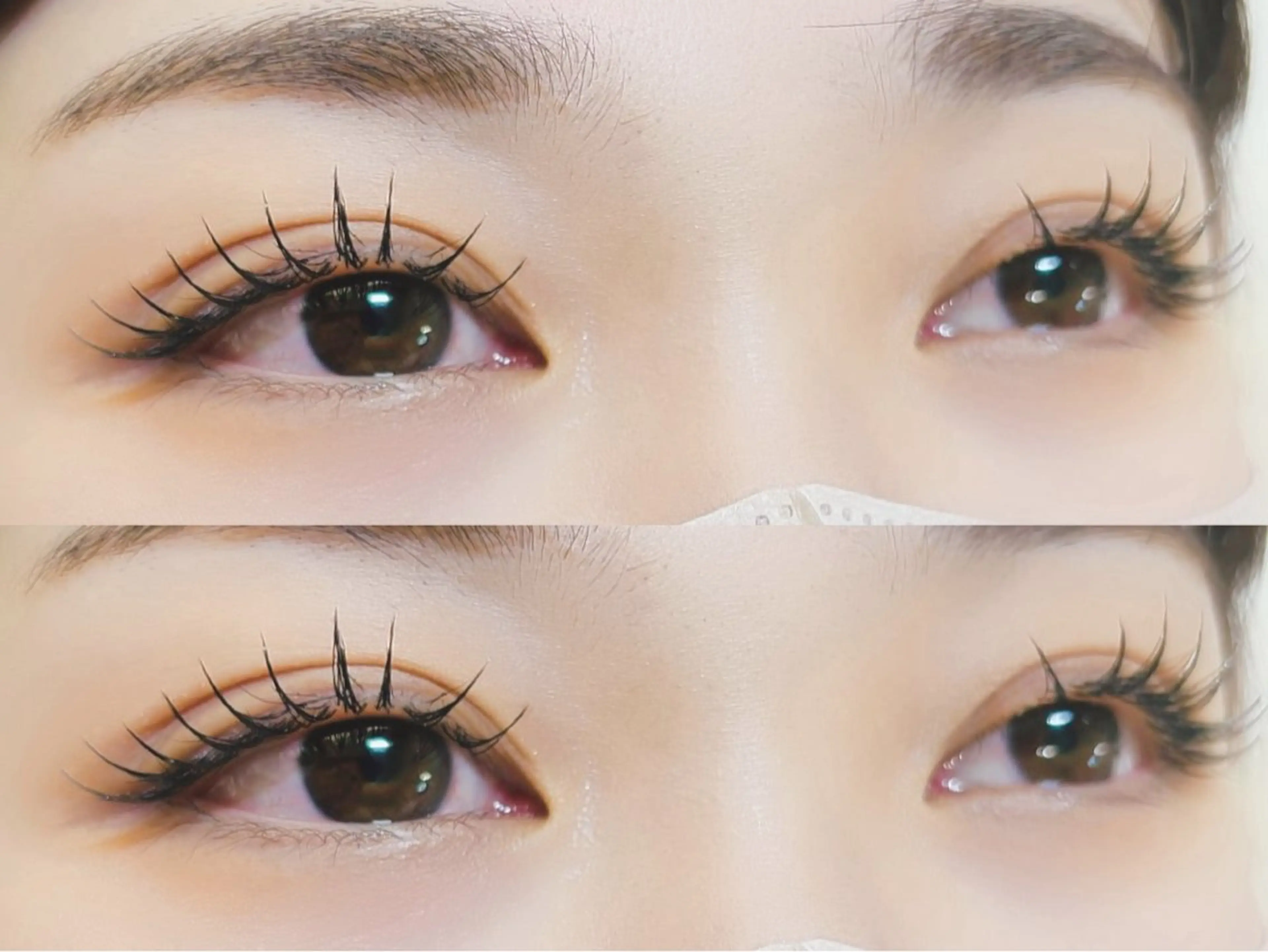 マツエク・マツパ 付け放題 バインドロック 束感まつ毛 フラットラッシュ パリジェンヌラッシュリフト マツエク オーロラ所属・AURORA RINAのマツエク・マツパデザイン