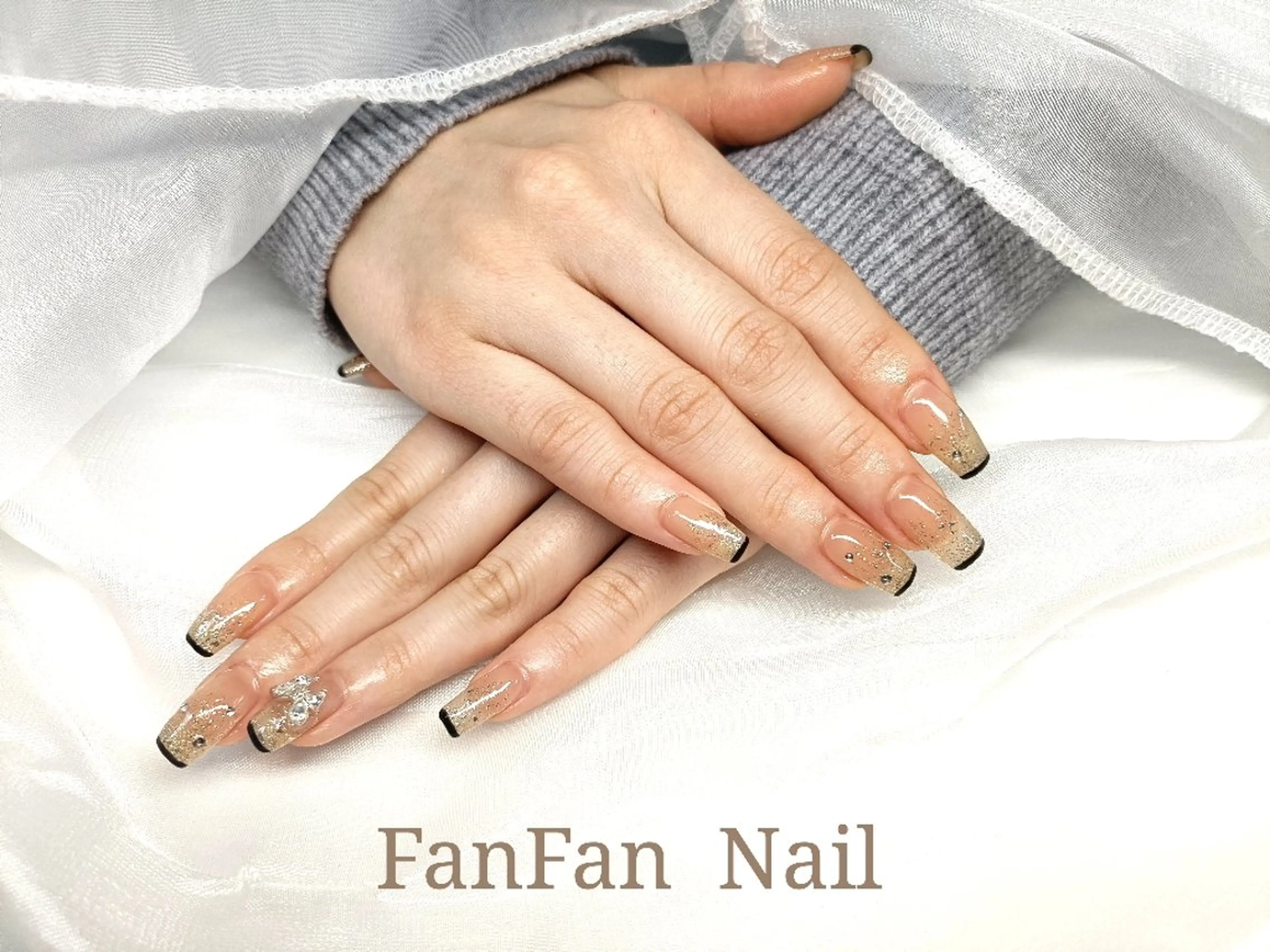 ネイル シンプルネイル RUE FANFANNAILのネイルデザイン