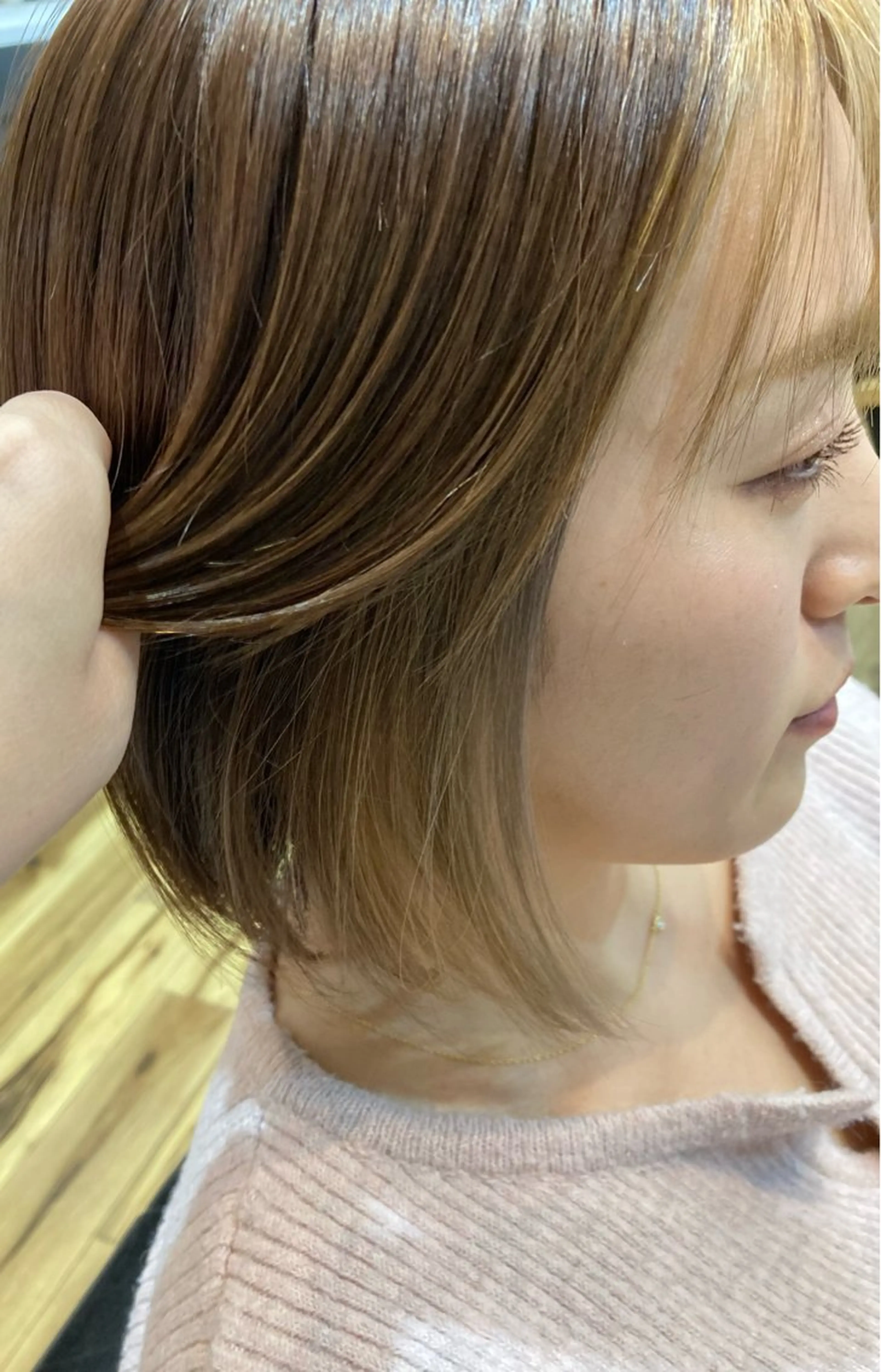 セミロング カラー JUNO HAIR SALON所属・RuCOR. yuriのヘアスタイル