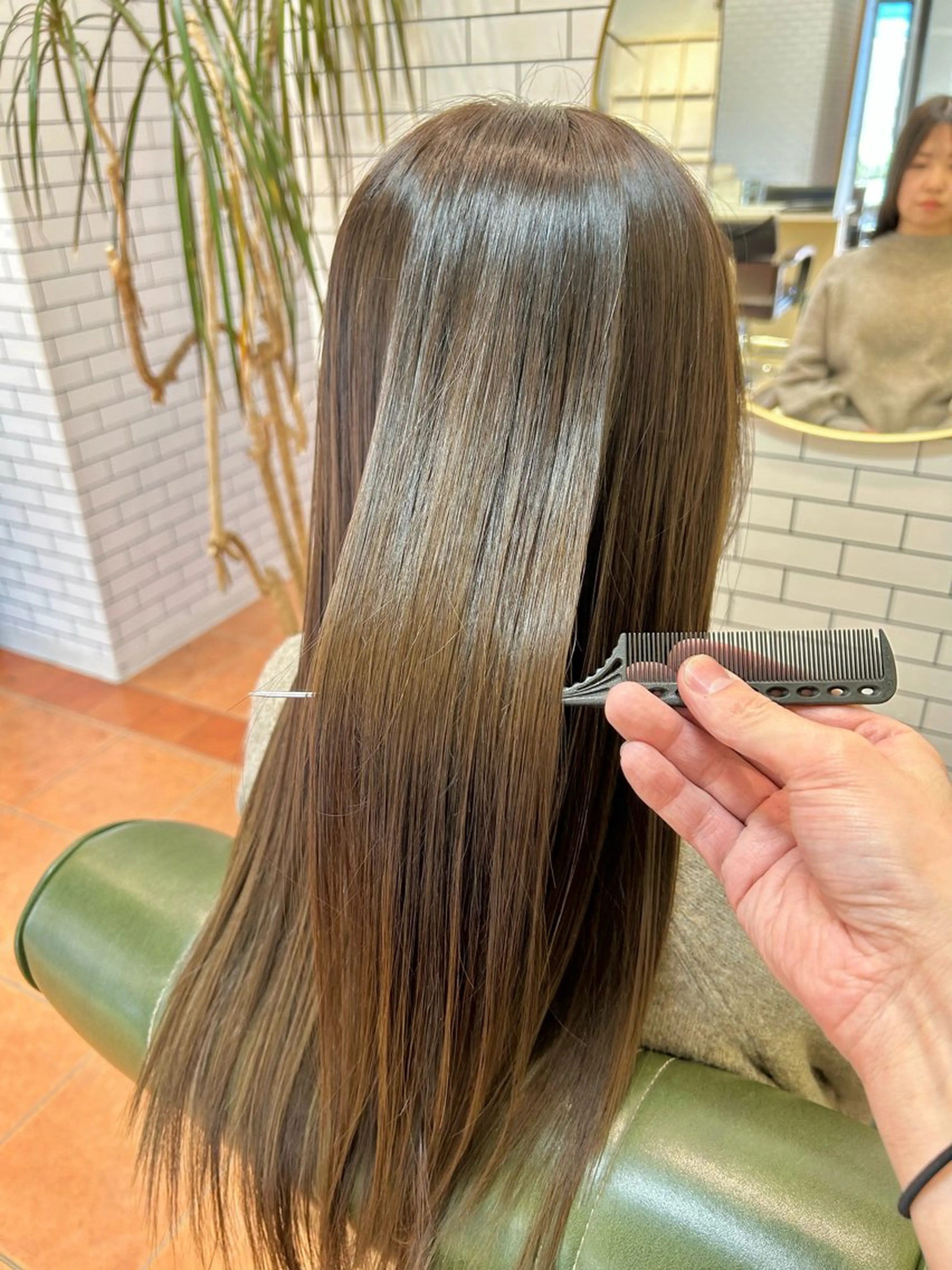 ロング カラー ヘアカラー トリートメント 石井 佑樹のヘアスタイル