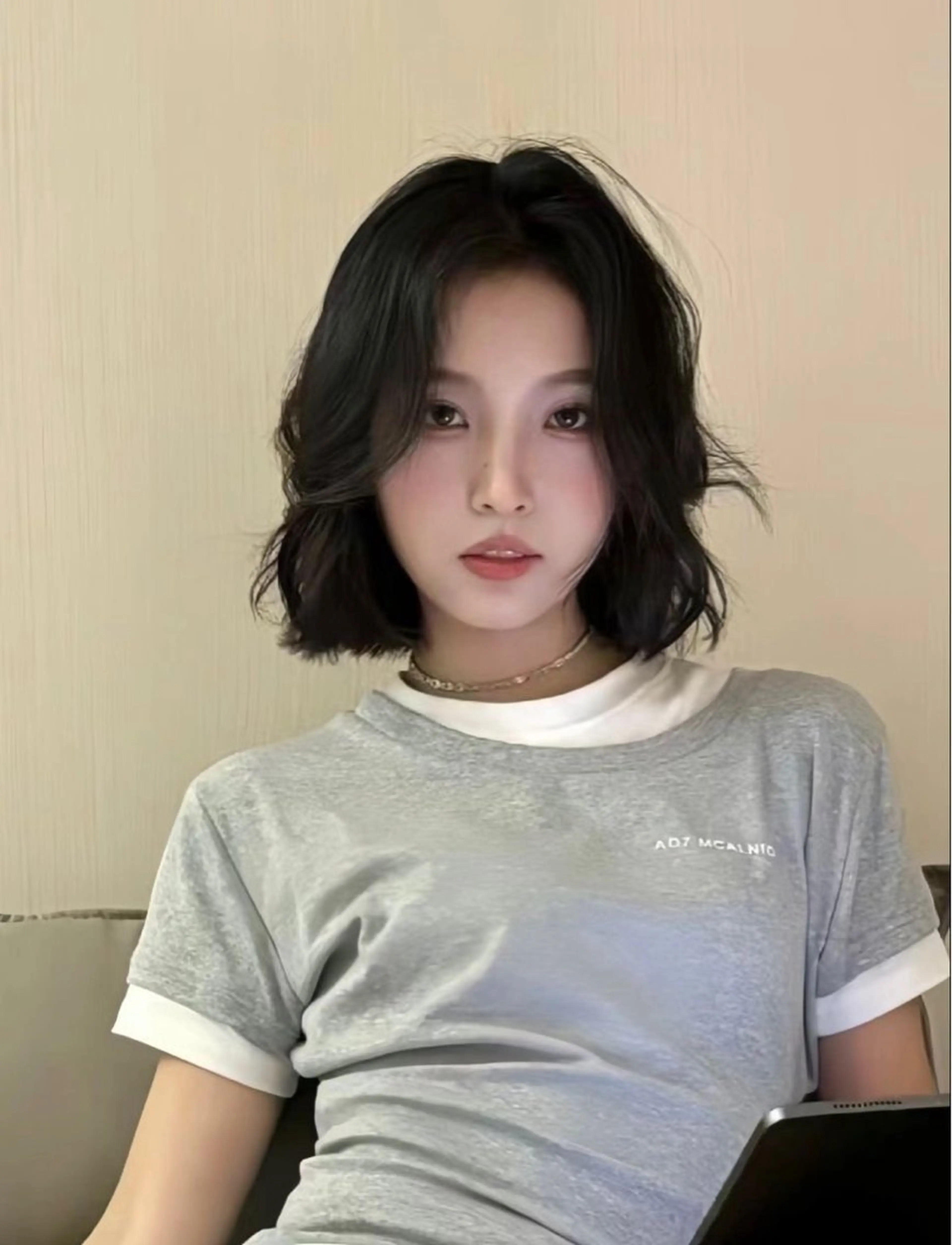 ショート 海野翔吾🇨🇳 ワンホンレイヤーのヘアスタイル