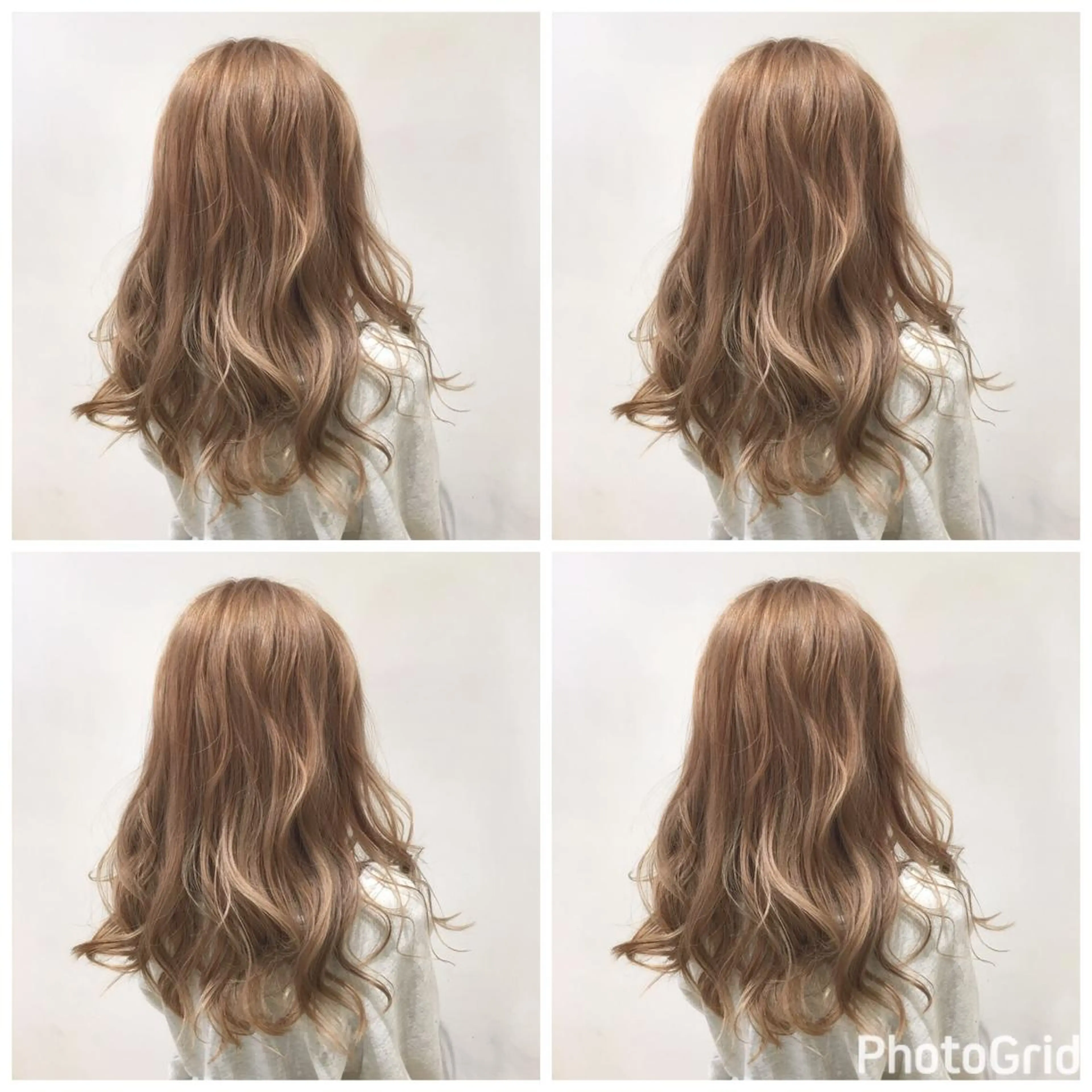 ロング カラー ベージュカラー ブリーチ Rubik's江坂 ルービックえさかのヘアスタイル