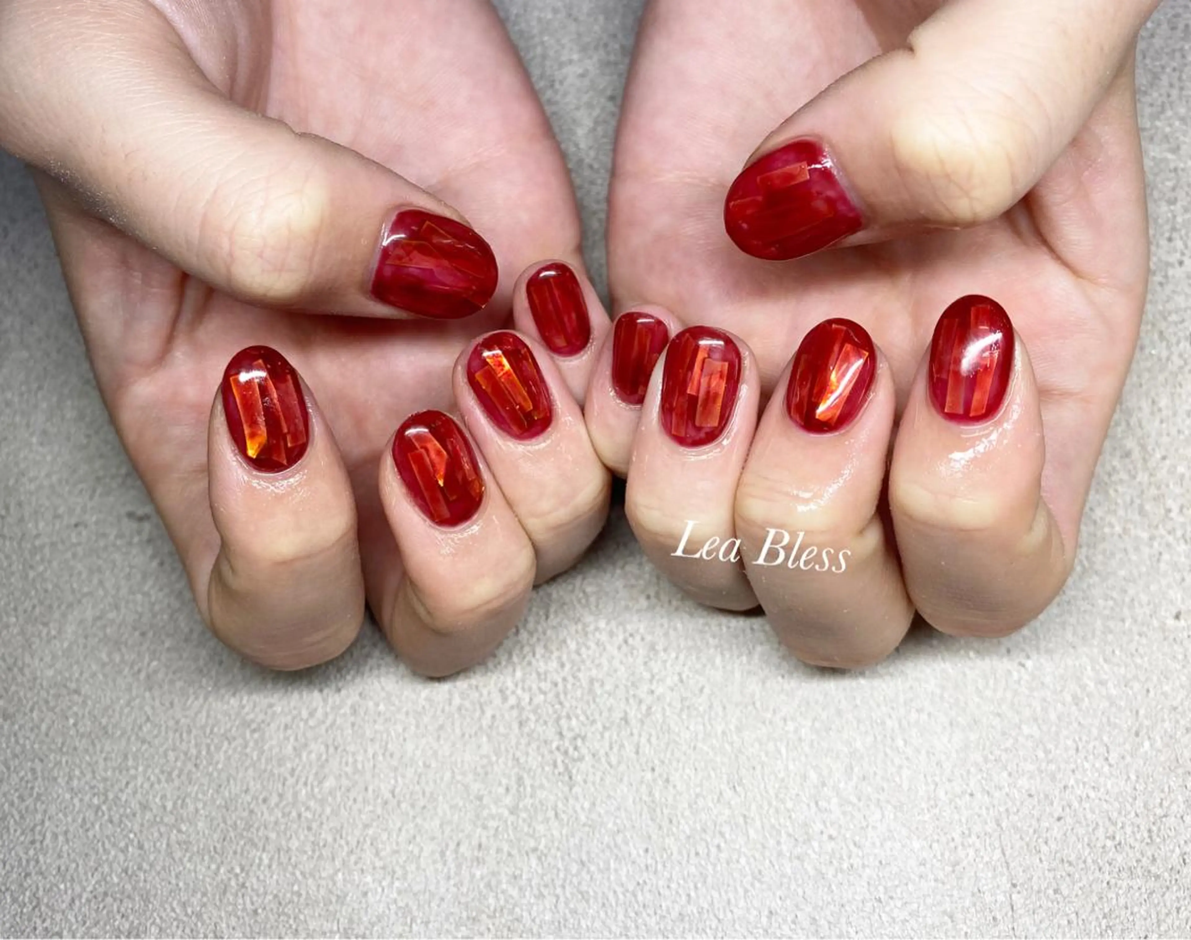 ネイル ハンドネイル Lea Bless 河原町のネイルデザイン