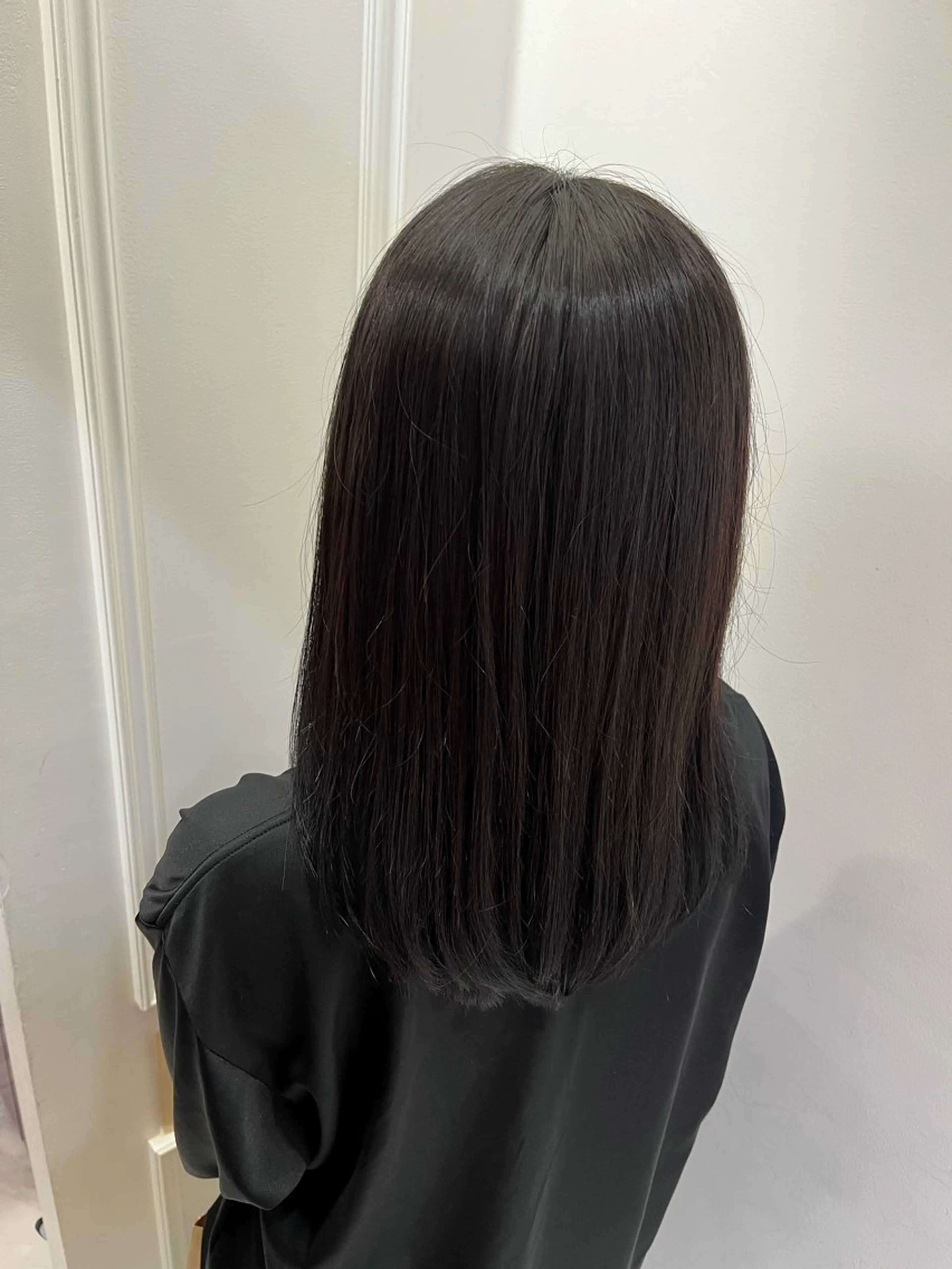 ミディアム カラー モデル募集中 限定料金/中西晴香のヘアスタイル