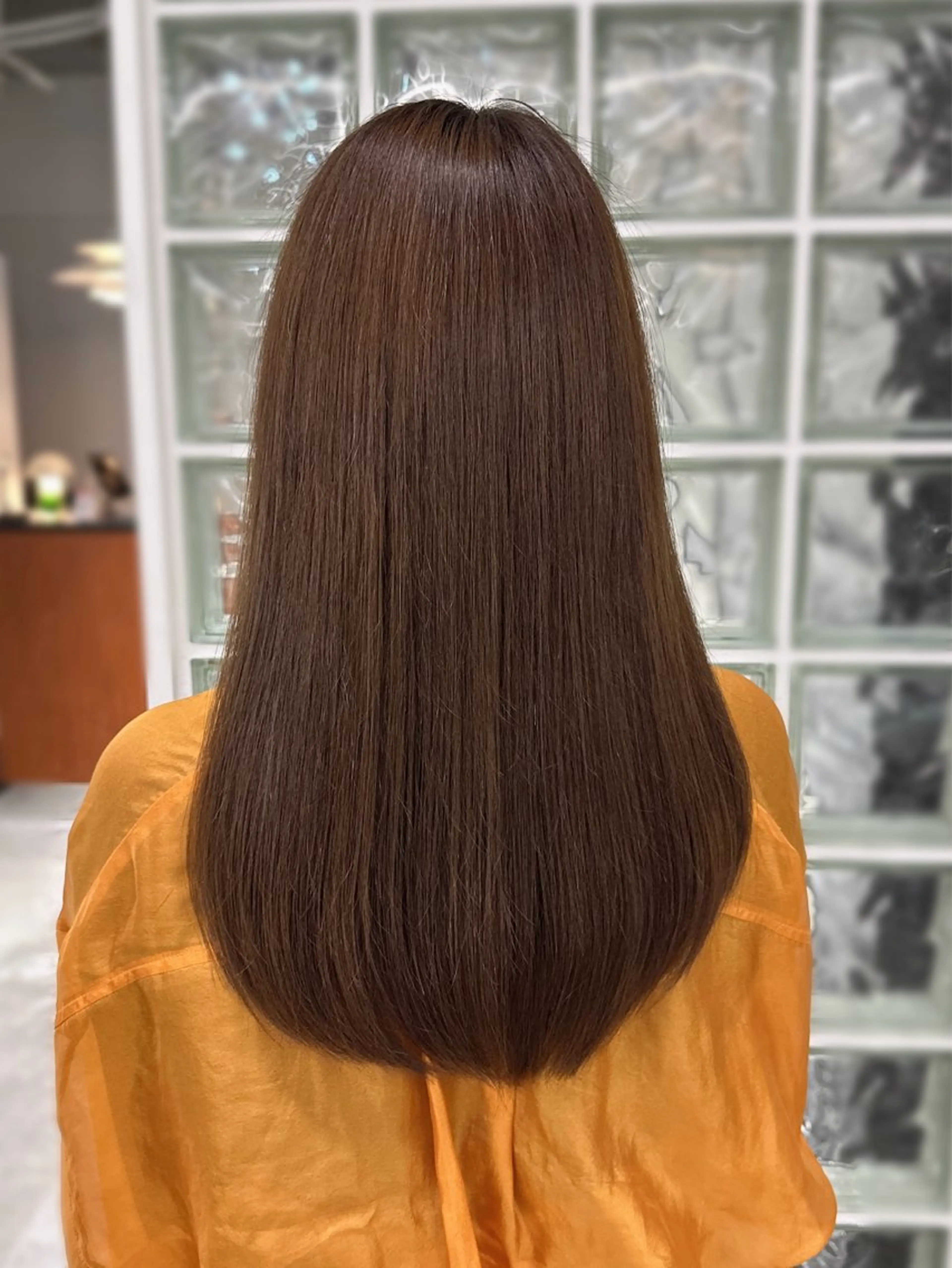 カラー ヘアカラー トリートメント ヘアセット 秋永 鈴のヘアスタイル