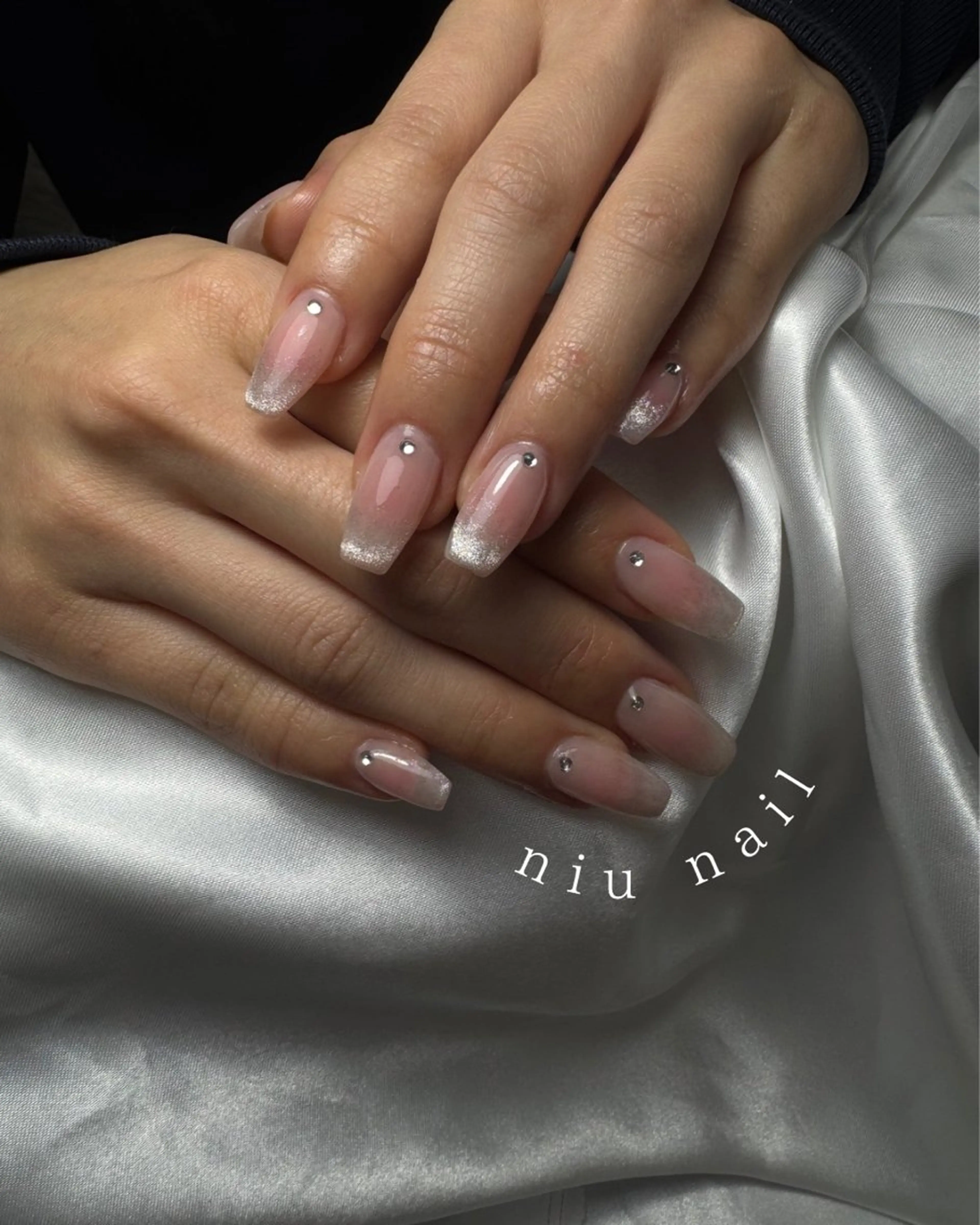 ネイル チークネイル ハンドネイル nail salon niuのネイルデザイン