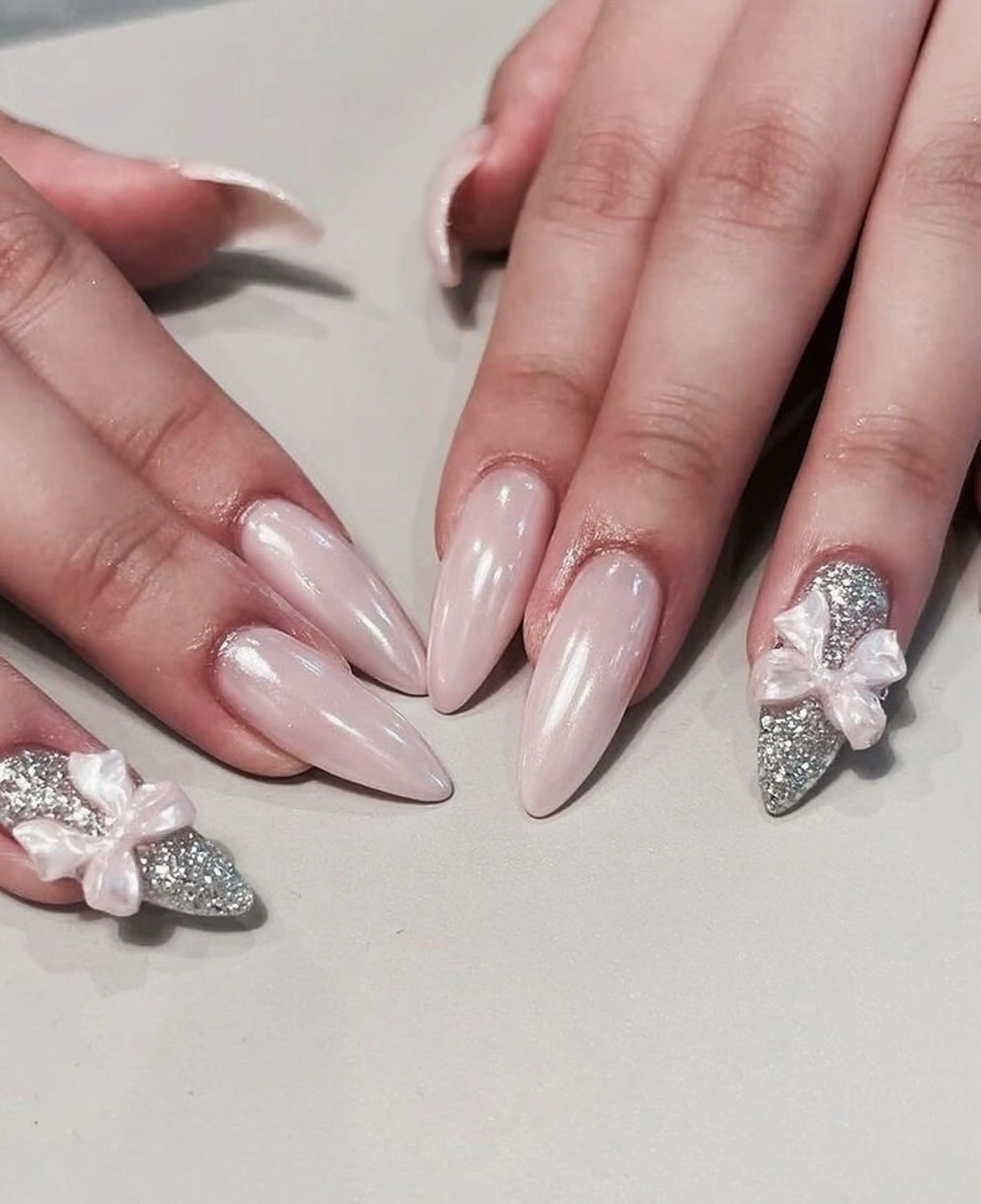 カラー グラデーションカラー ハンドネイル AIN Nailのネイルデザイン