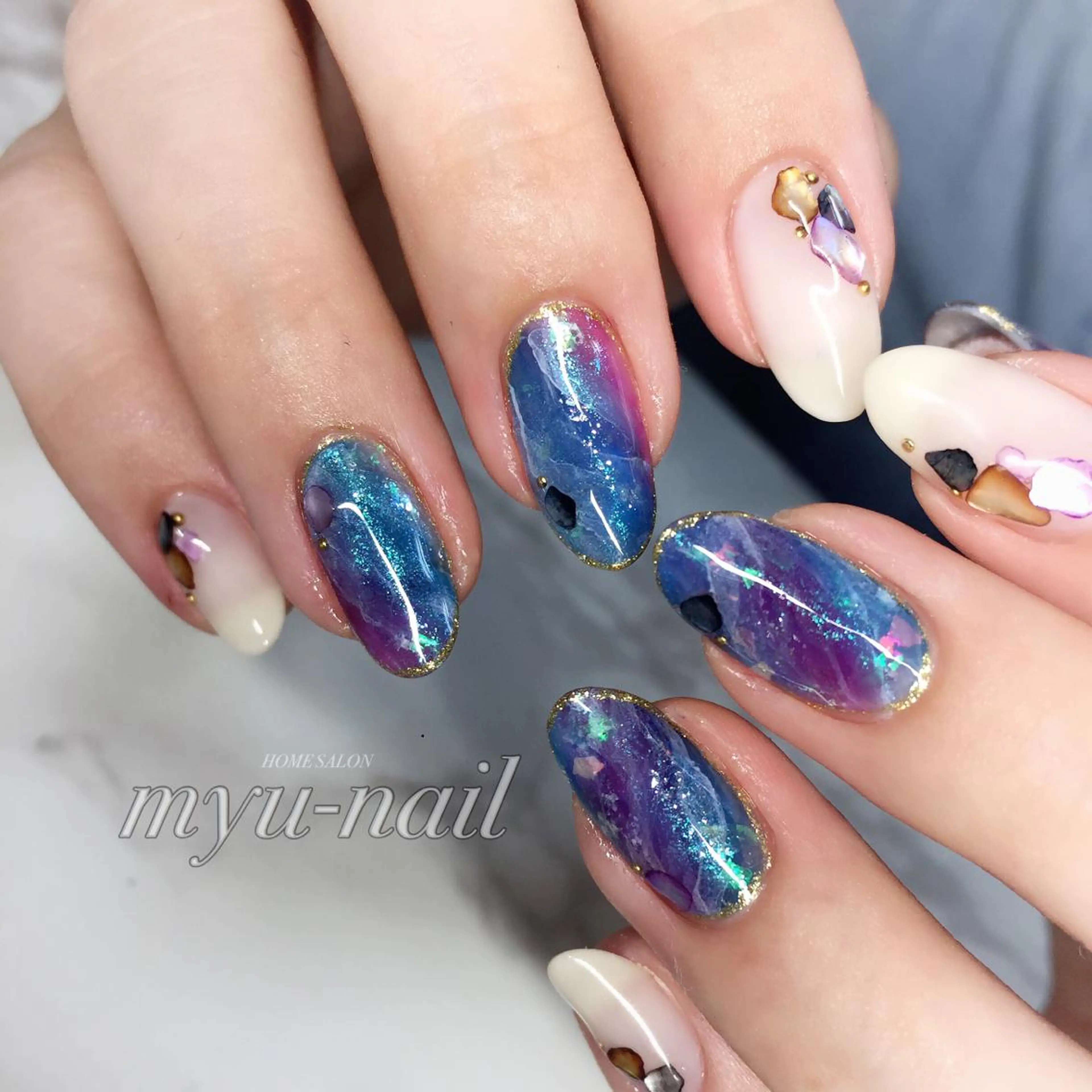 ネイル ホームサロン myu-nailのネイルデザイン