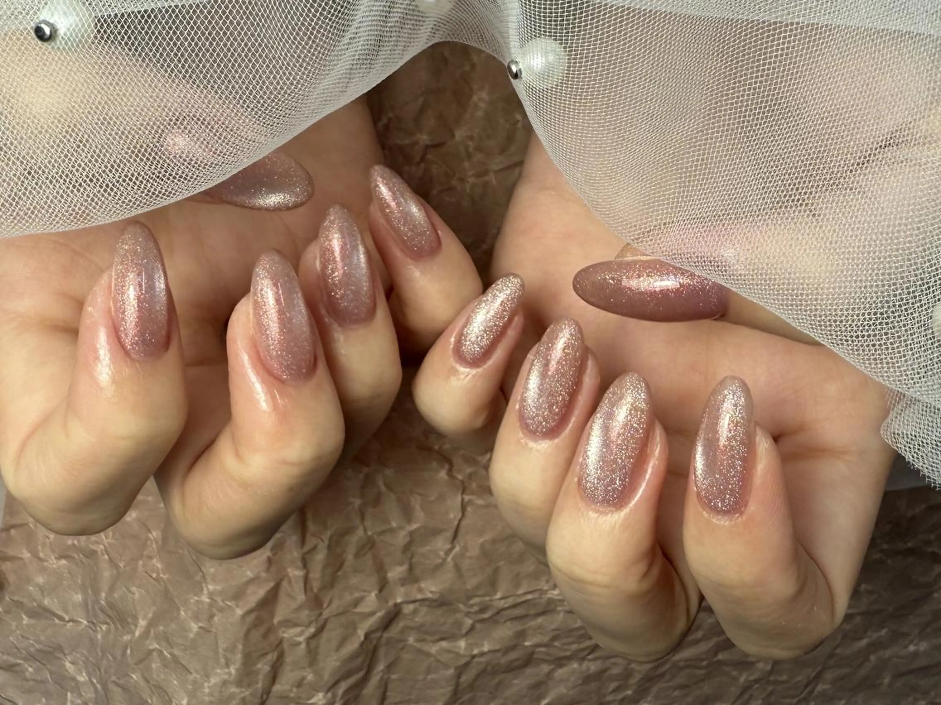 ネイル ラメ(グリッター) ハンドネイル ToliyDeliy Nail Salonのネイルデザイン