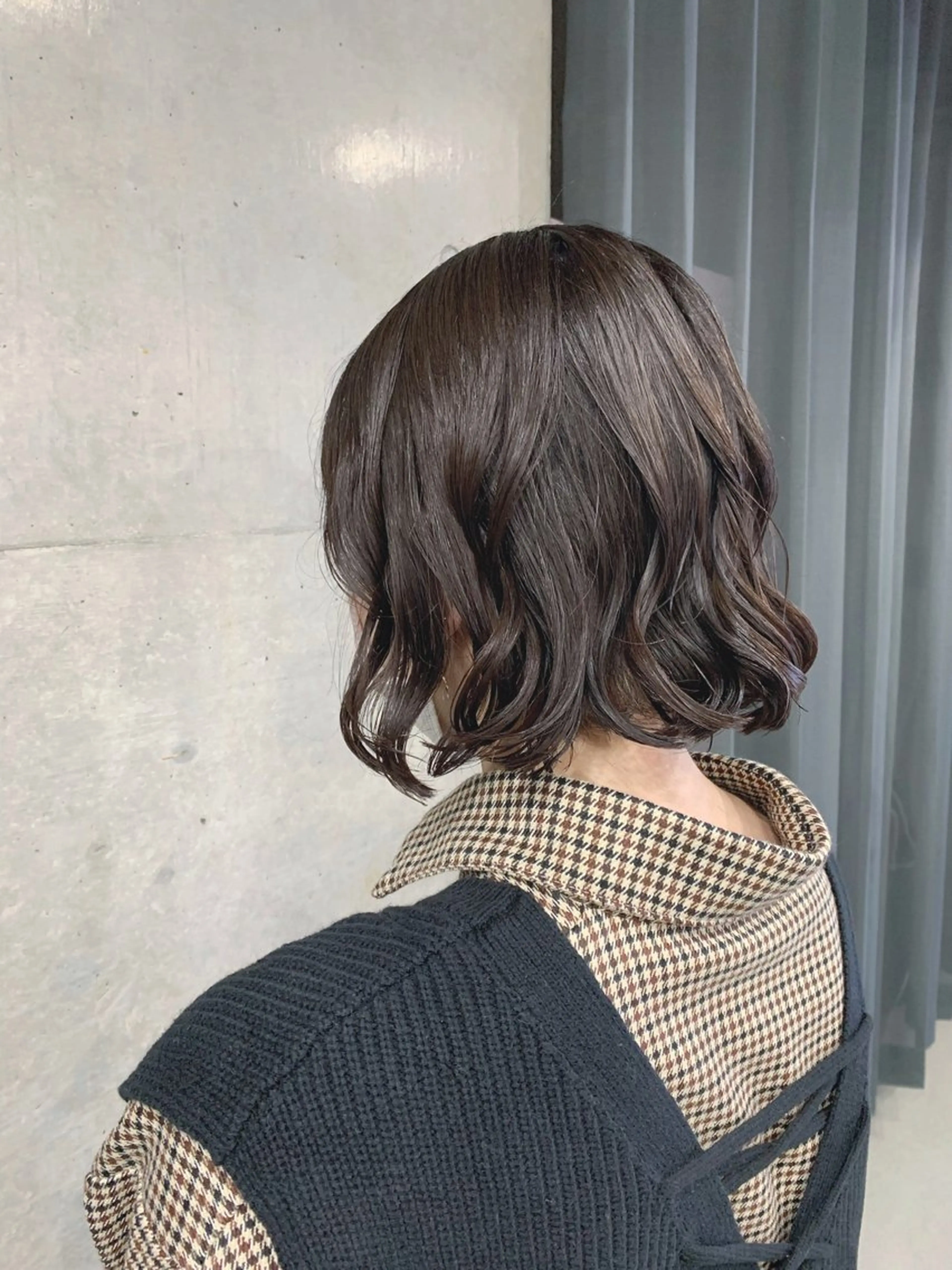 ショート パーマ ボブパーマコテ巻き風 パーマNo1深江秀平のヘアスタイル