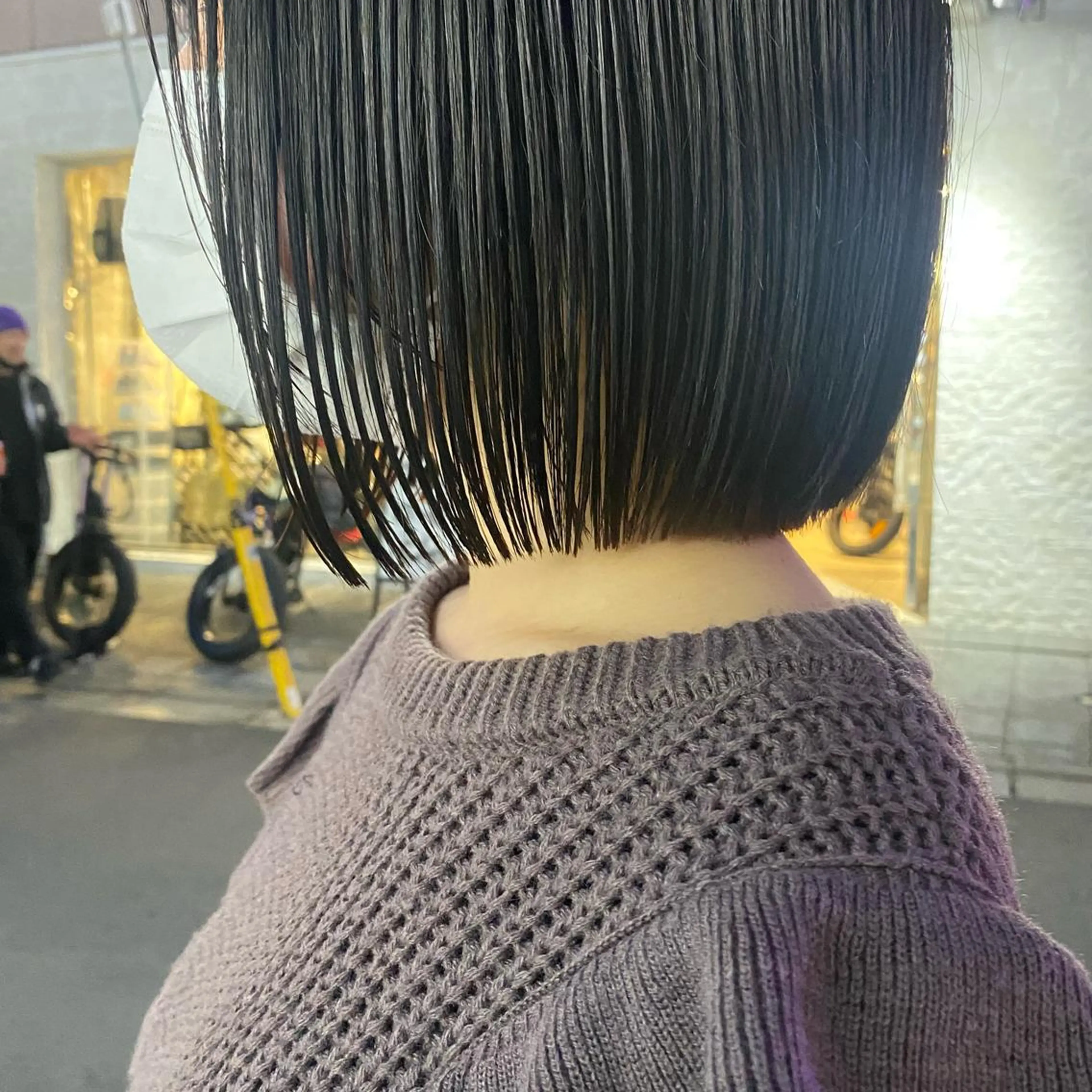 ショート カラー カット ヘアカラー トリートメント センターパート/ 暖色カラーayuのヘアスタイル