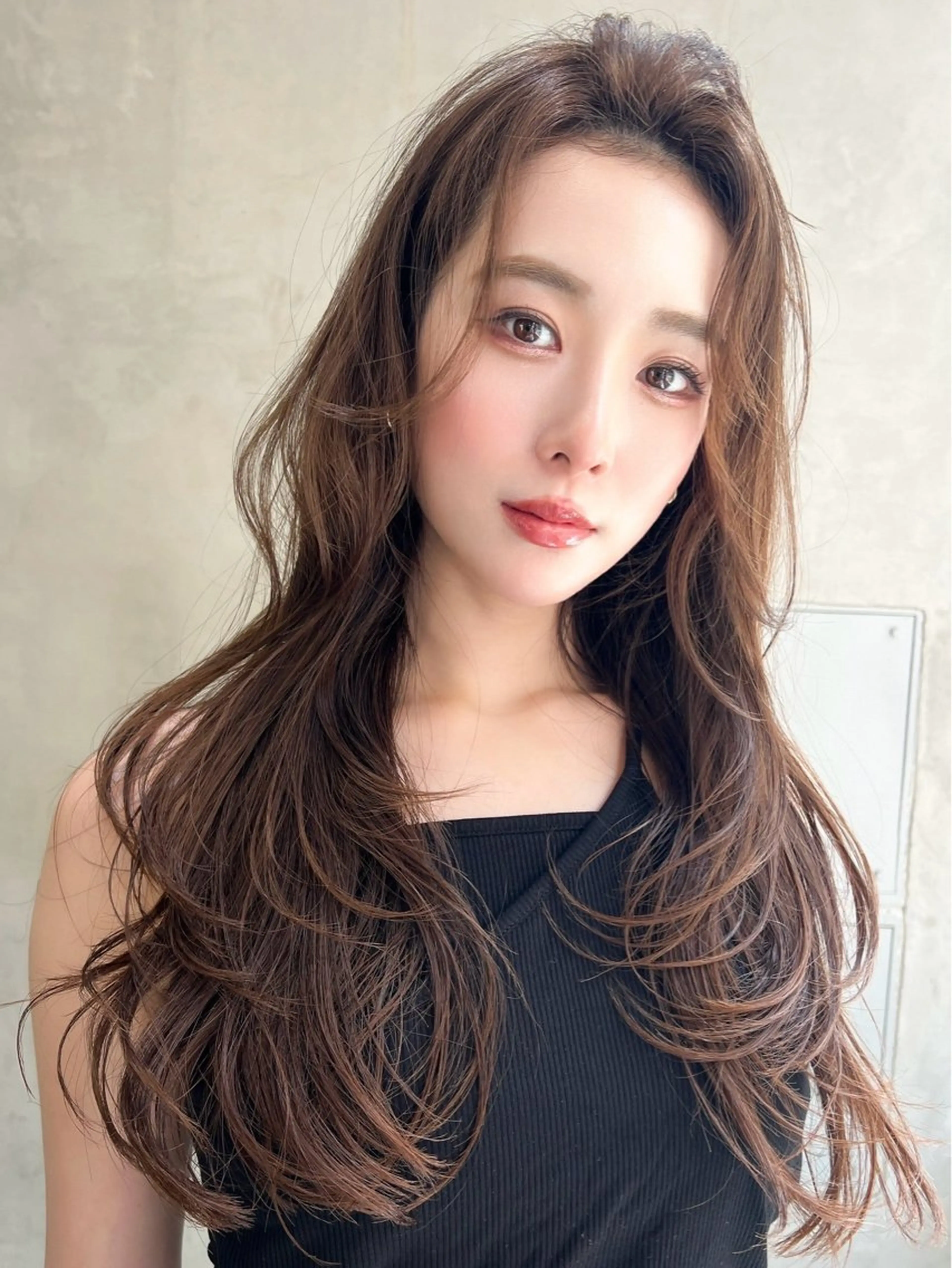 セミロング カラー カット ヘアカラー トリートメント 【銀座】艶髪/上品な カラー特化/涼/駅近のヘアスタイル