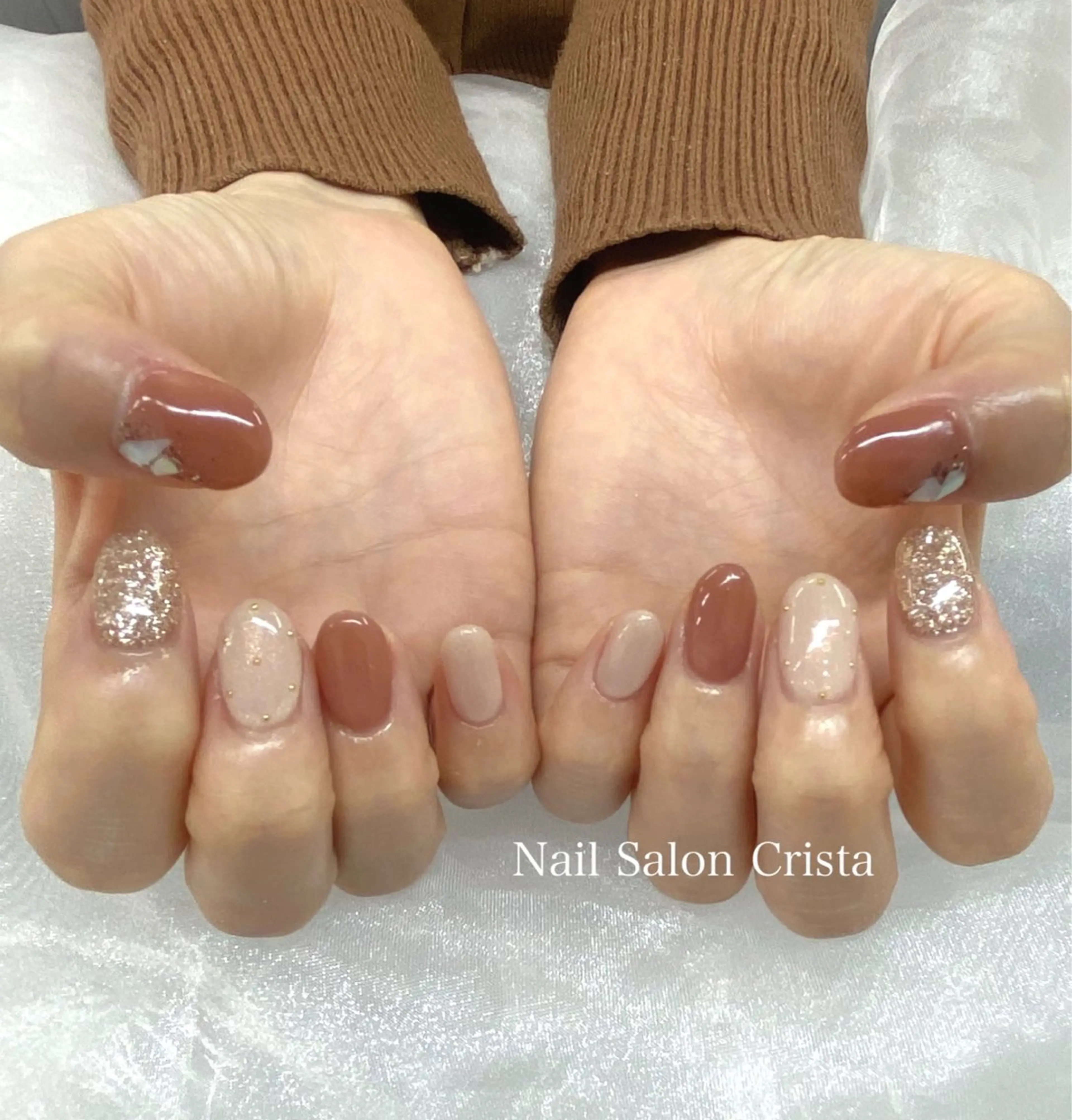 ネイル アートネイル ジェルネイル パラジェル ハンドネイル CRISTA所属・CRISTA MOMOのネイルデザイン