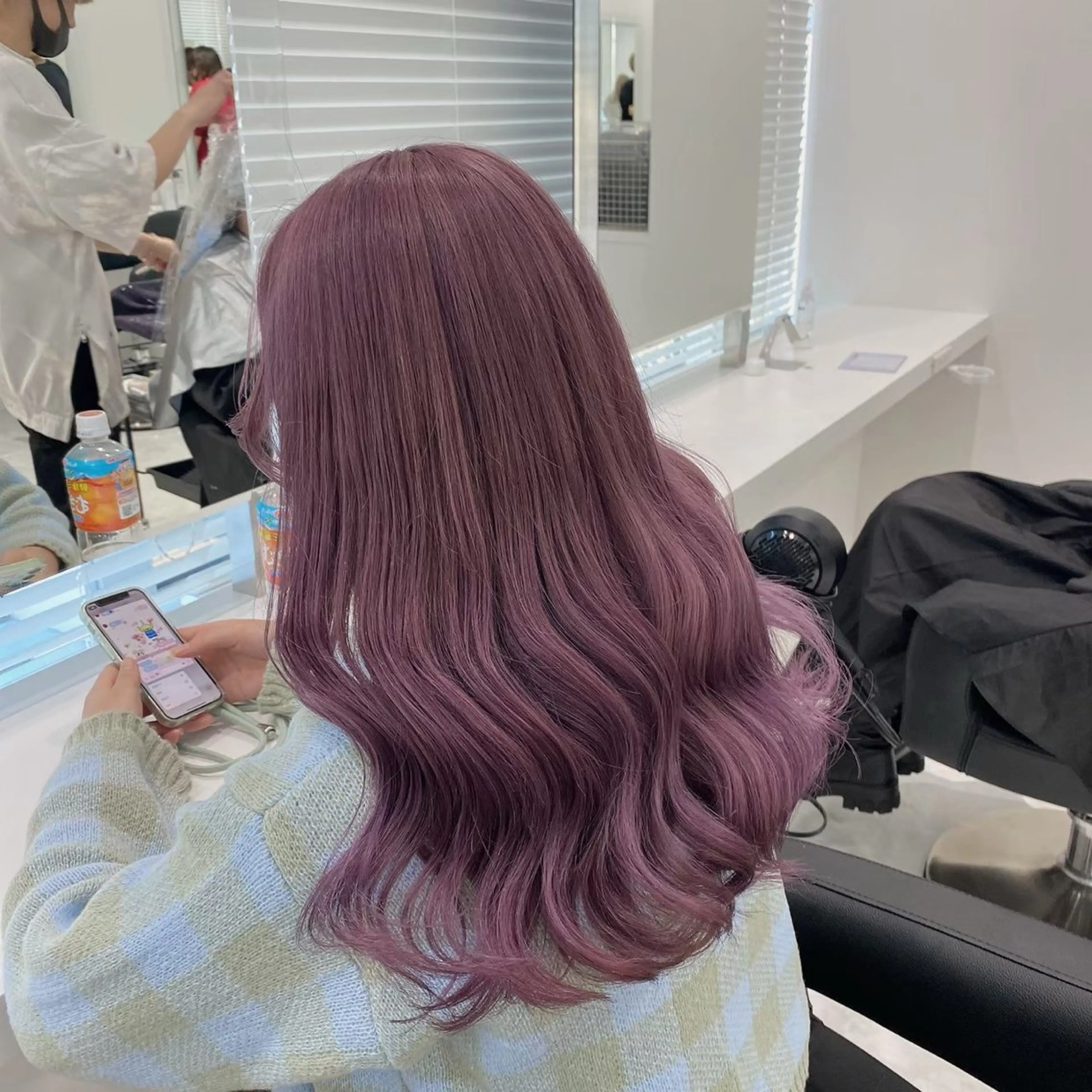 セミロング カラー ヘアアレンジ ブリーチ 透明感カラー 髪質改善 似合わせカット 🫧艶感  ハイトー ン／ブリーチ🫧のヘアスタイル