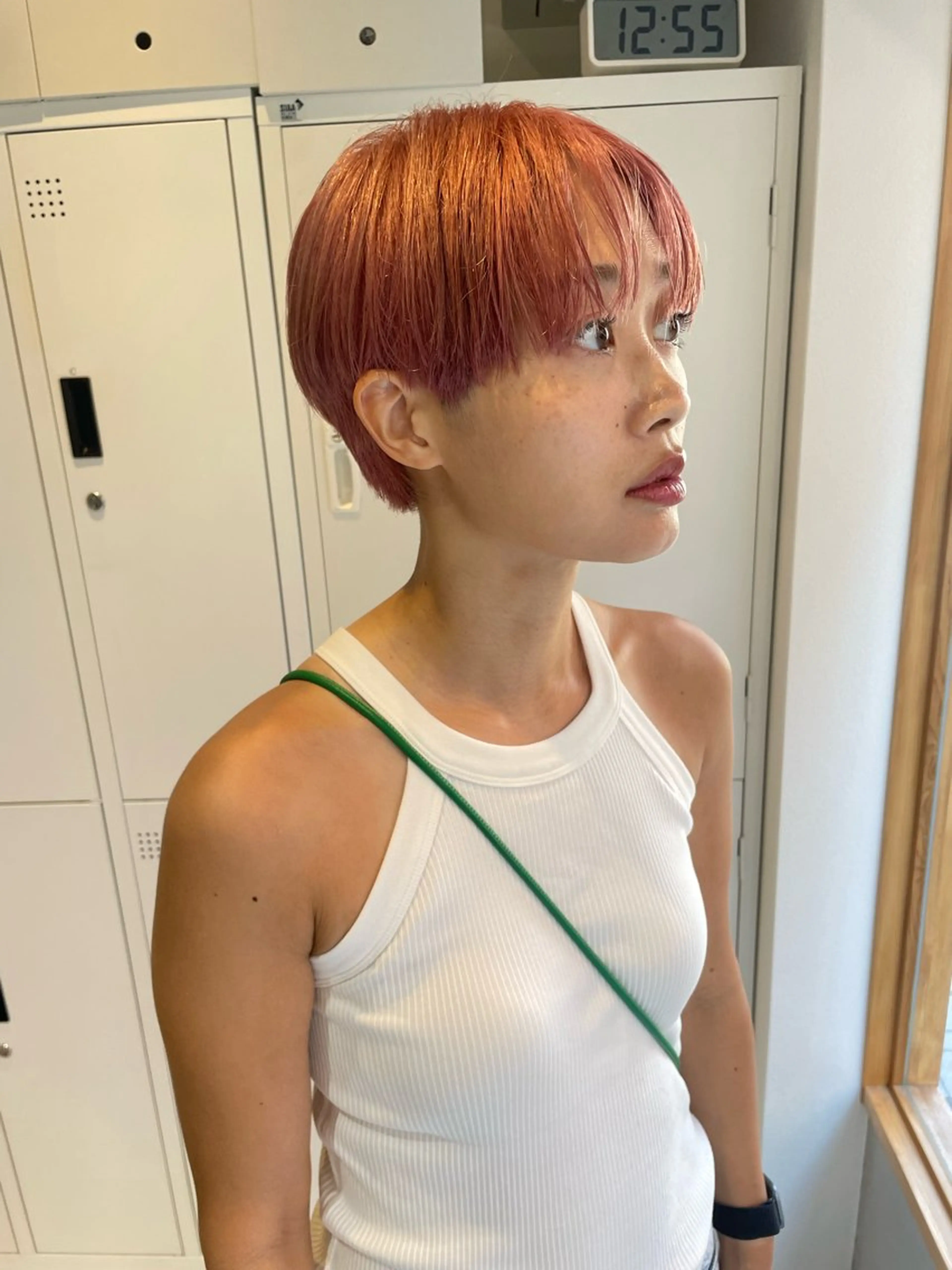 ショート カラー パーマ 髙橋奈緒子 ⭐︎newi京橋のヘアスタイル