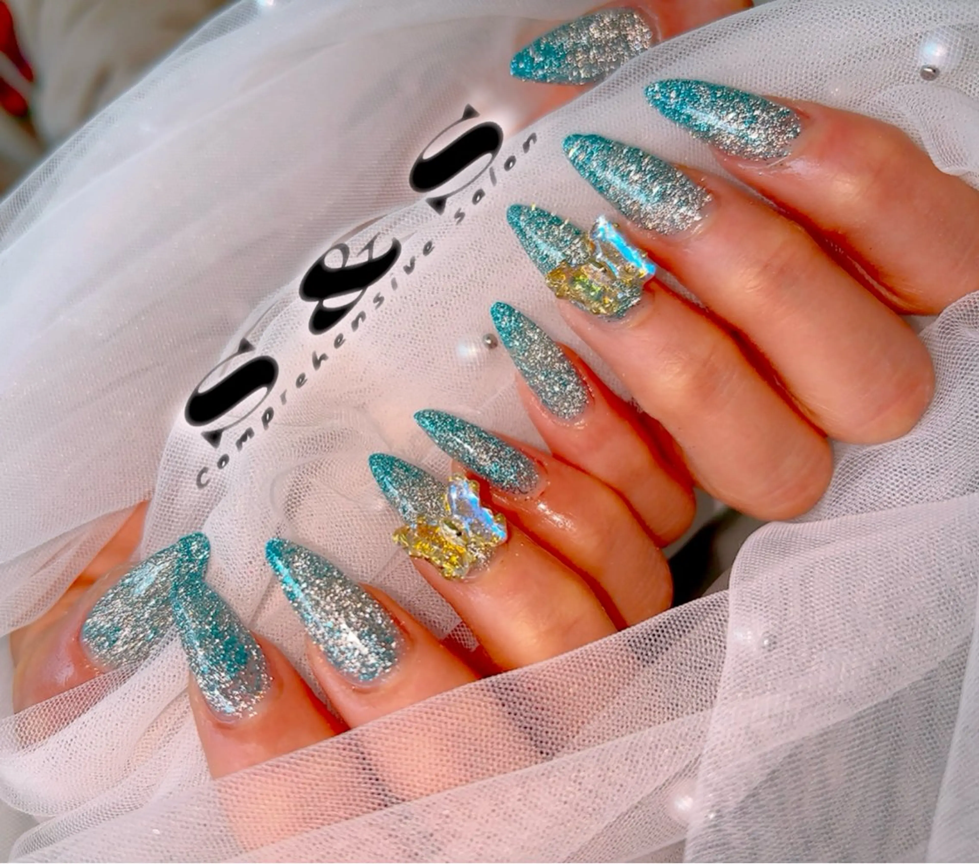 ネイル 長さ出し フラッシュネイル メンズネイル 持ち込み S&S 村田小百合のネイルデザイン