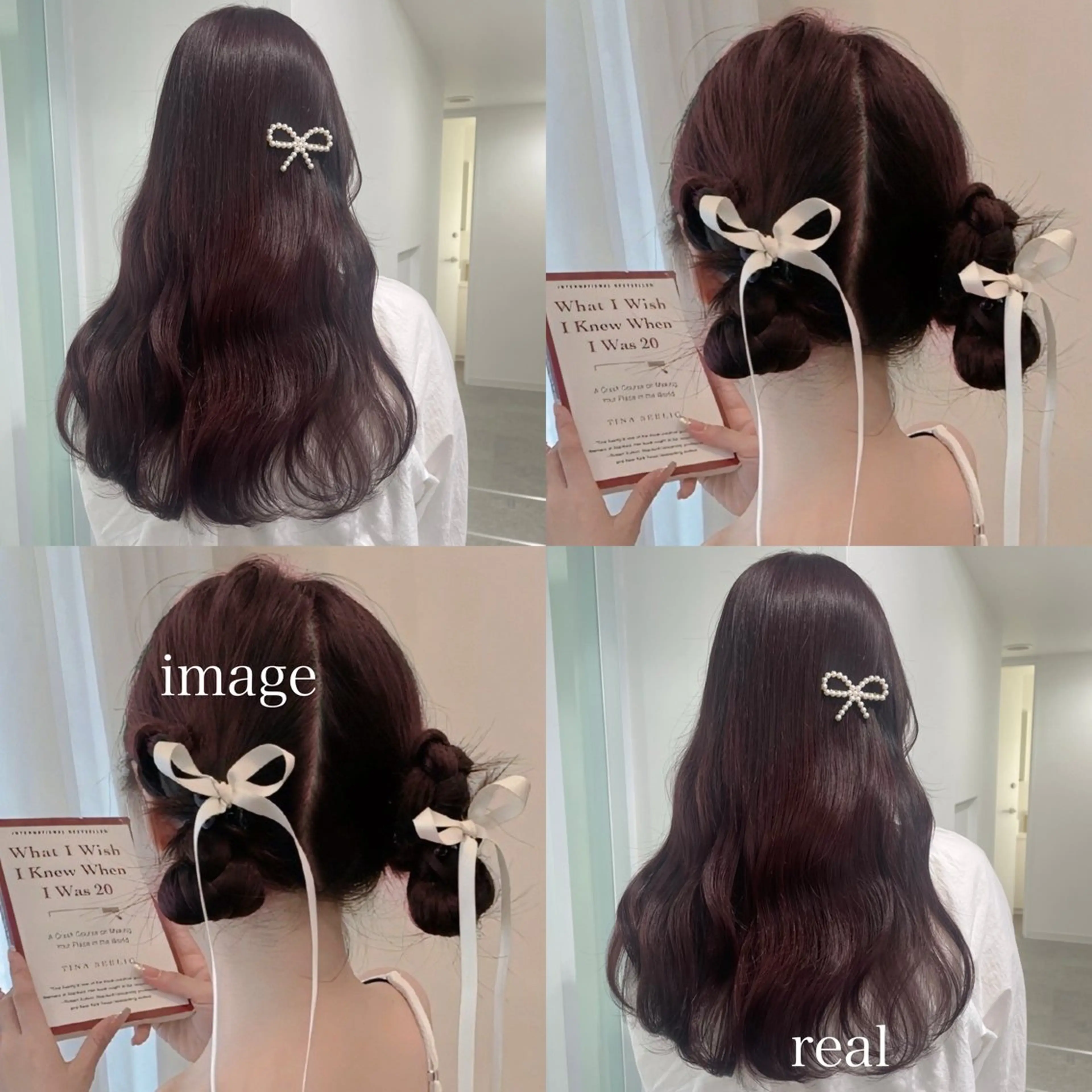 セミロング ヘアカラー 盛れる暖色🎀ガーリ ーヘア🎀きっかのヘアスタイル