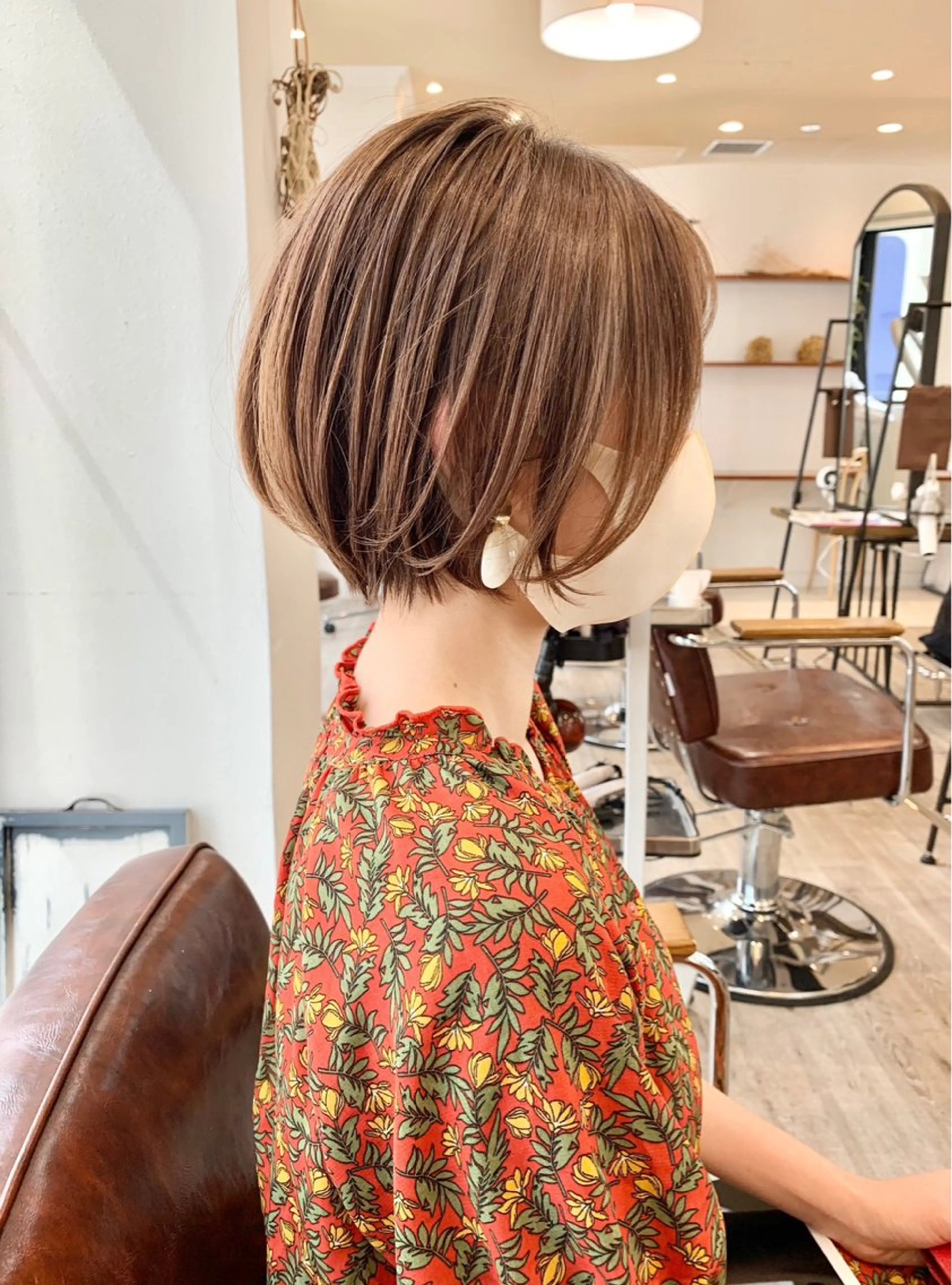 ☁️初回限定☁️骨格補正カット&白髪ぼかしカラー&白髪ぼかしハイライト　🪞ショートカットと白髪ぼかしの相性◎ 🪞の写真