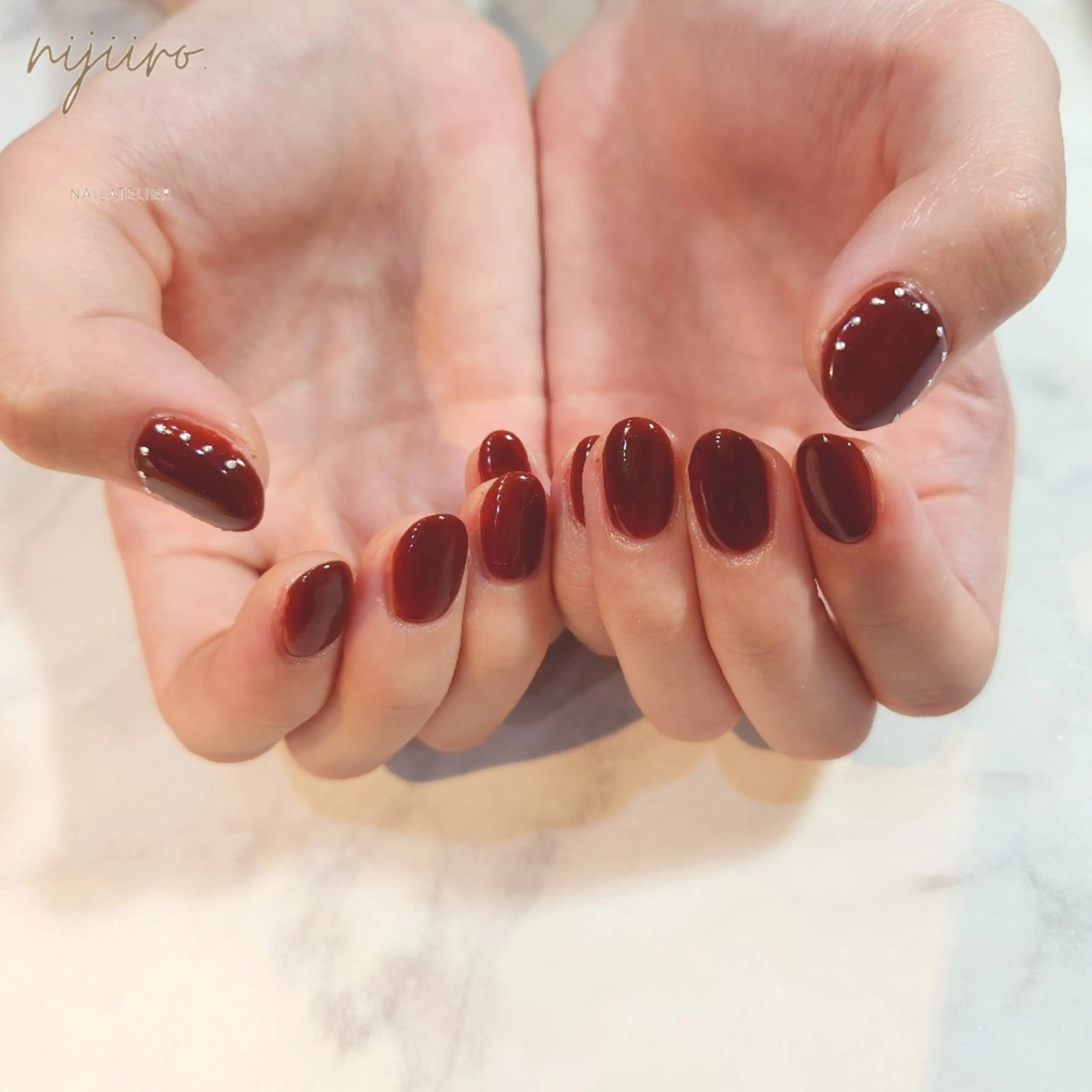 ネイル ハンドネイル nailatelier nijiiro.所属・nijiiro🌈 サトウのネイルデザイン