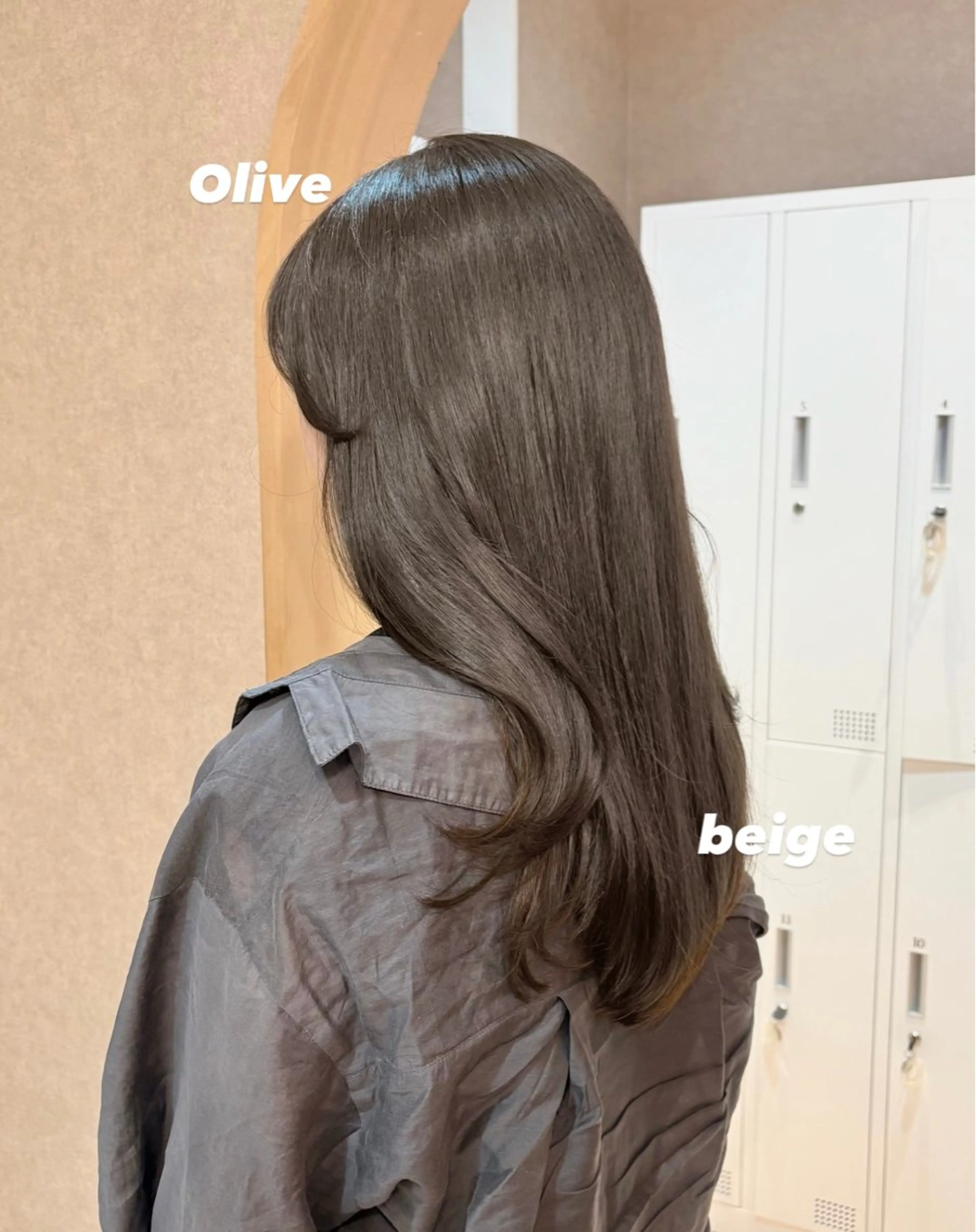 セミロング 似合わせ/ベージュ /レイヤー/りほ🤍のヘアスタイル