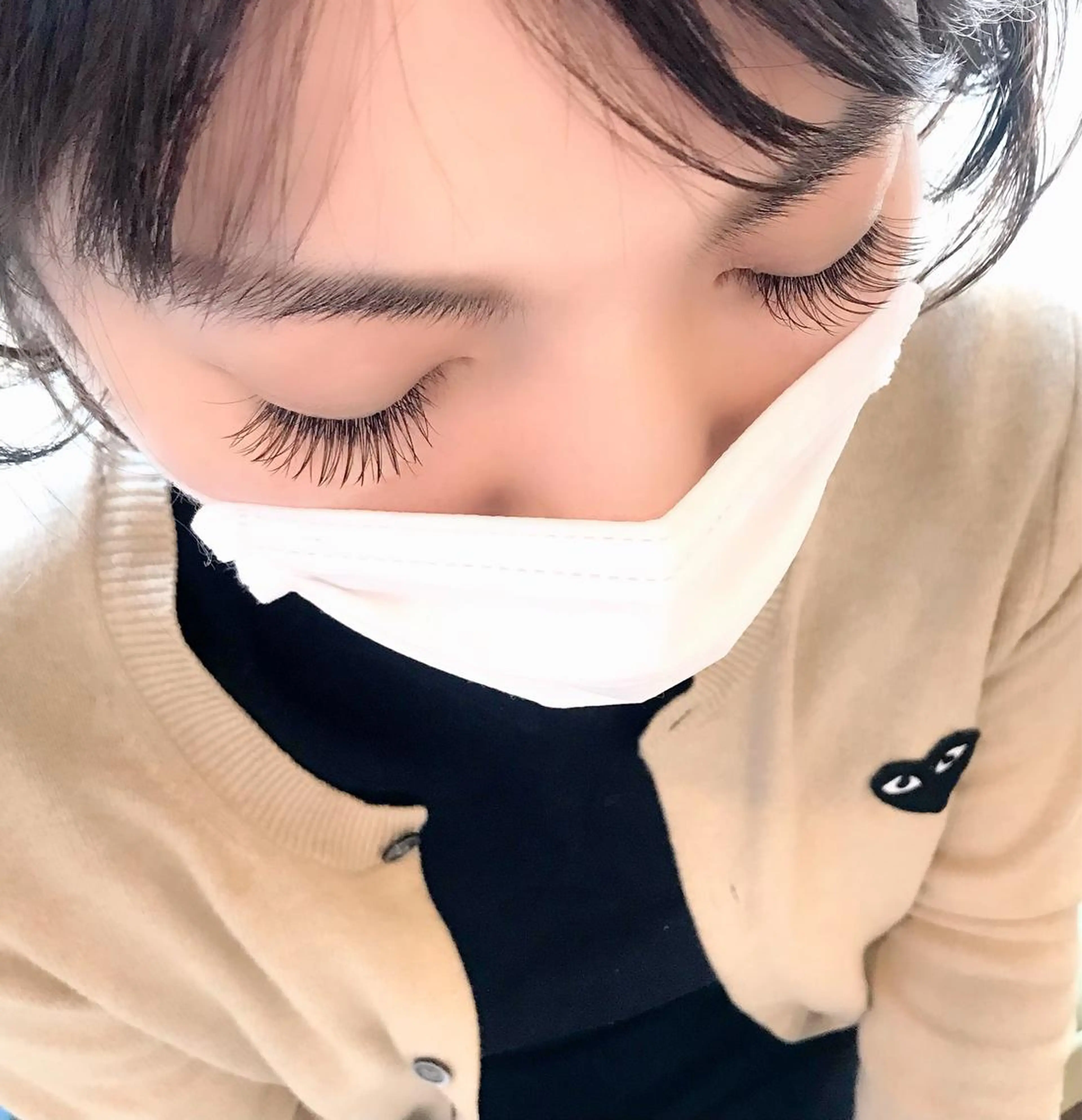 マツエク・マツパ Cカール カラーマツエク フラットラッシュ マツエク francesca eyelash所属・中島 顕子のマツエク・マツパデザイン